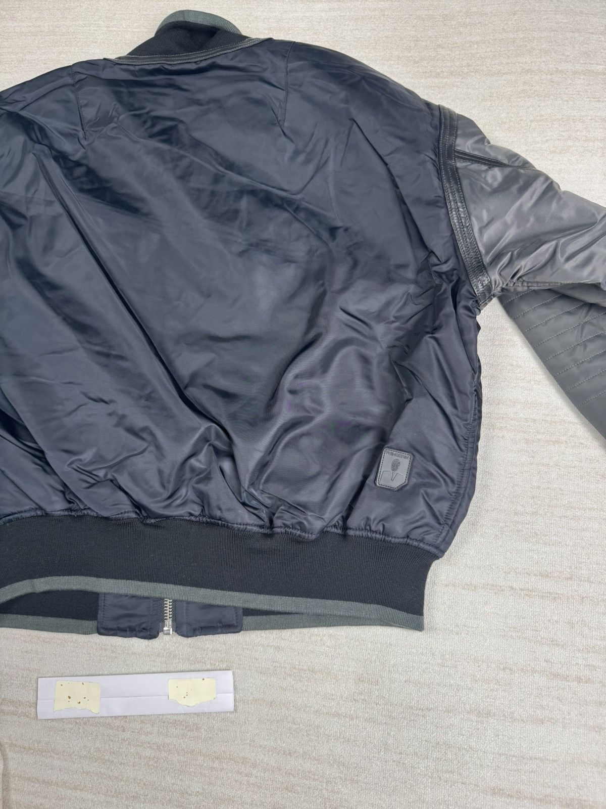 PHINGERIN Trim leather bomber jacket Size US L / EU 52-54 / 3 - 12 Thumbnail