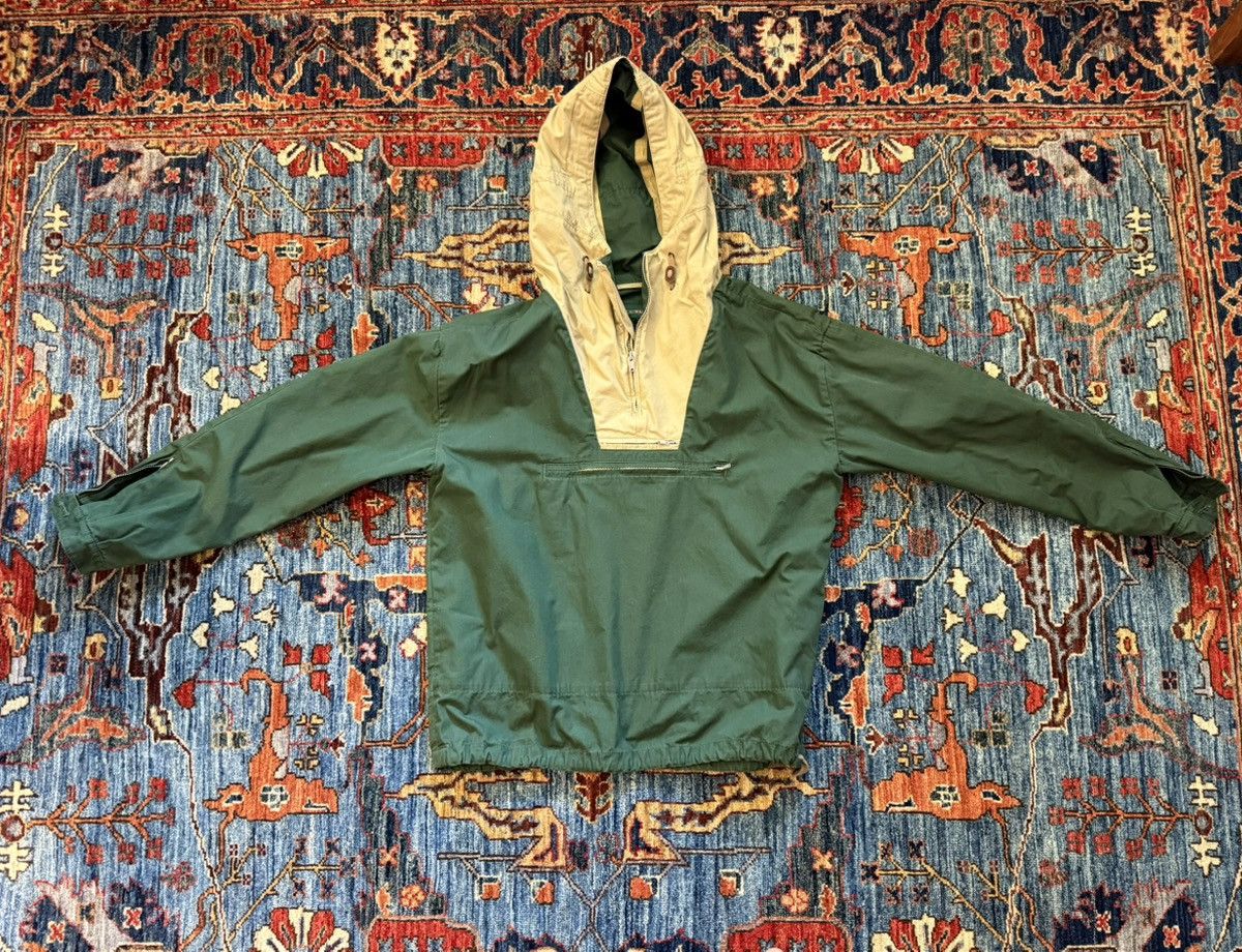 J.Crew J. Crew Quarter Zip Vintage Green Raincoat Size US XS / EU 42 / 0 - 1 Thumbnail