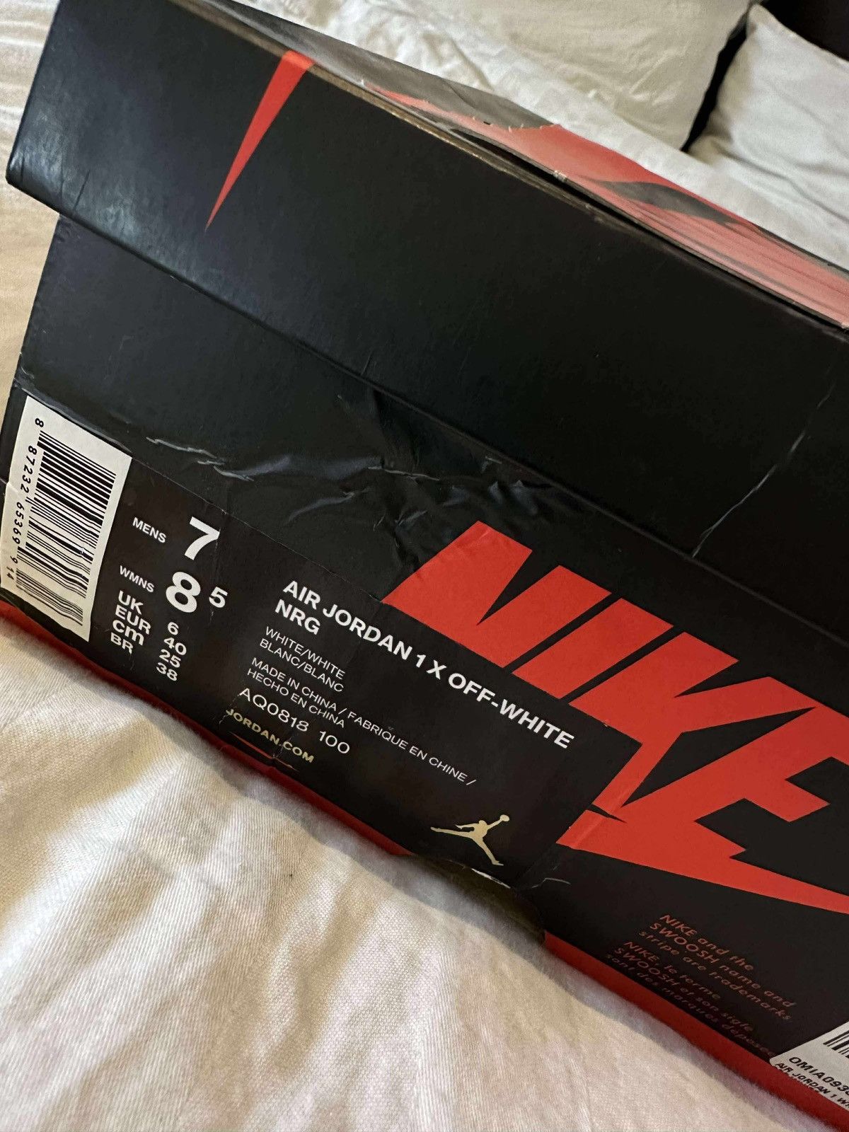 Jordan Brand × Off-White Jordan 1 x Off White EU Size US 7 / EU 40 - 6 Thumbnail