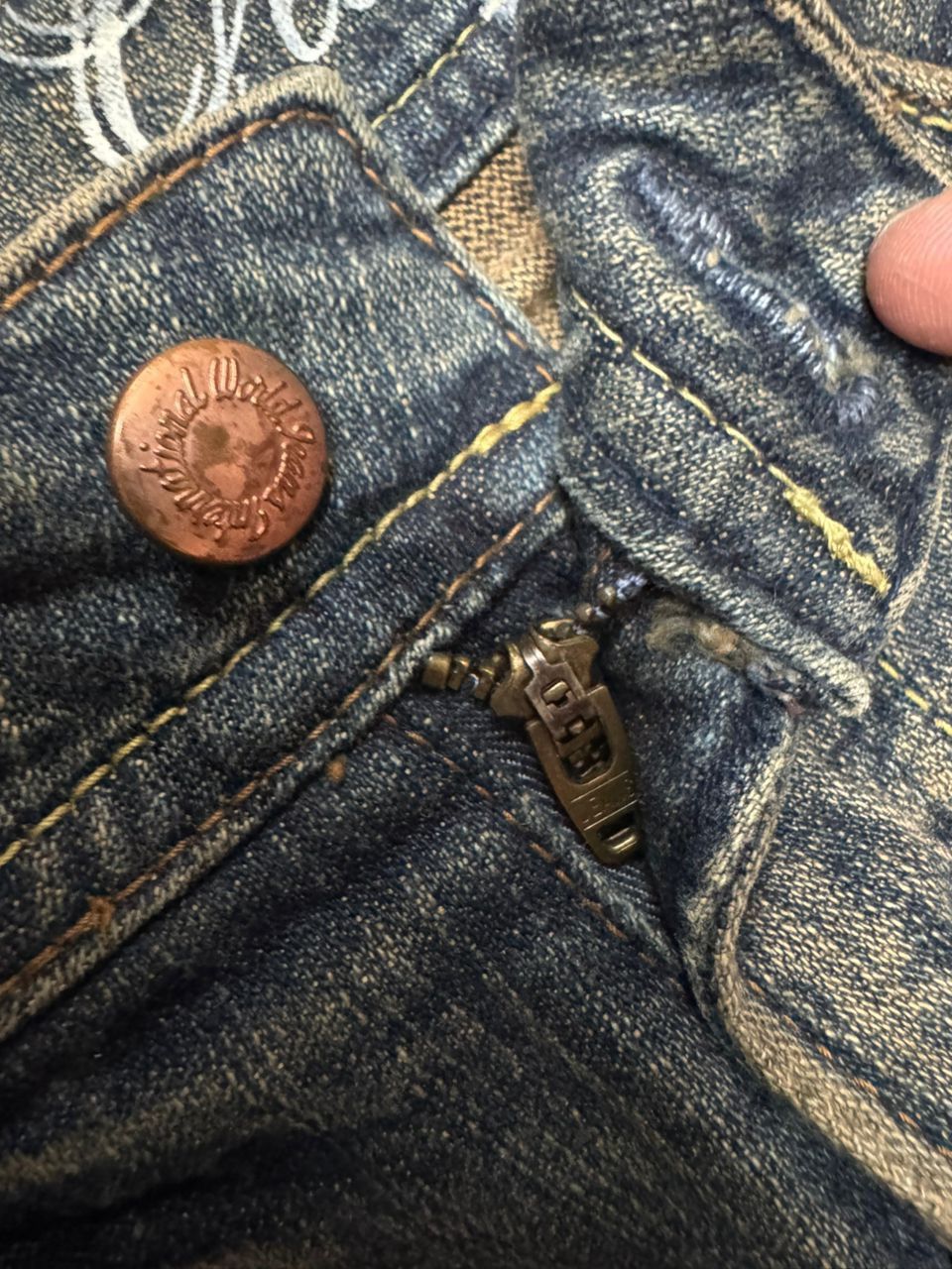 Tornado Mart FLARED Vintage 90s Japanese Sick Mudwash Distressed Bootcut Size US 27 - 9 Thumbnail