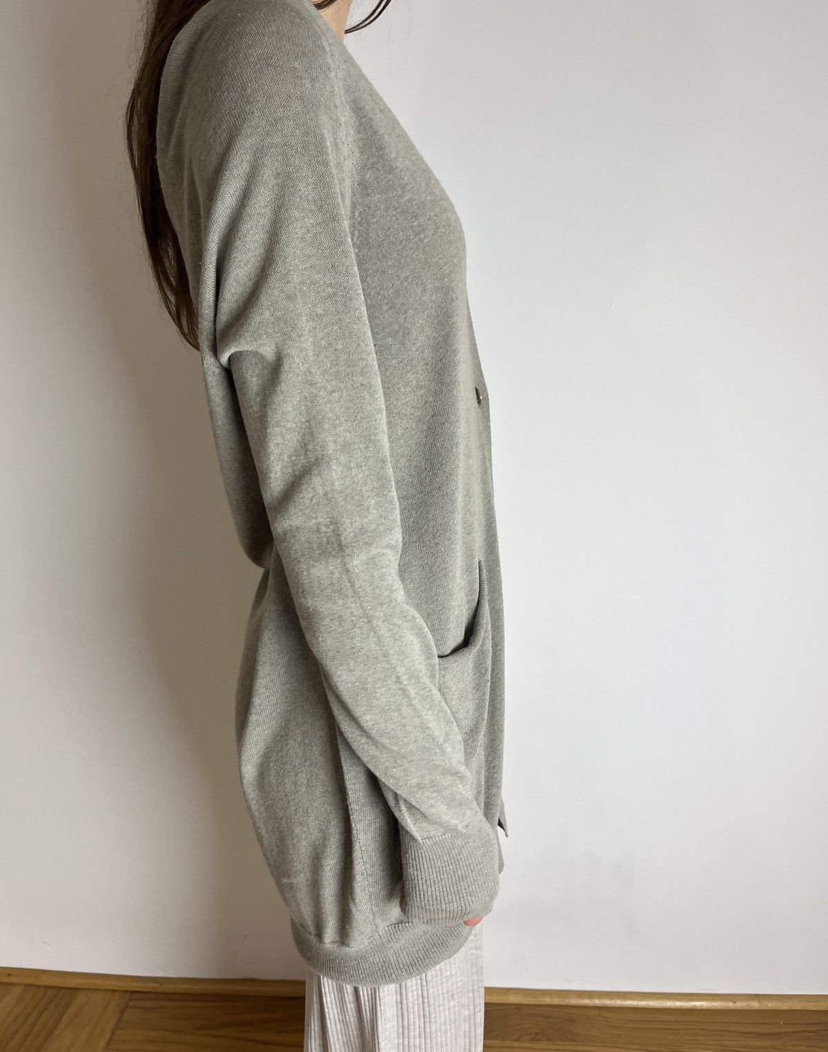 Dolce & Gabbana DOLCE&GABBANA CLASSIC WOMEN VISCOSE GRAY DESIGNER CARDIGAN Size M / US 6-8 / IT 42-44 - 3 Thumbnail