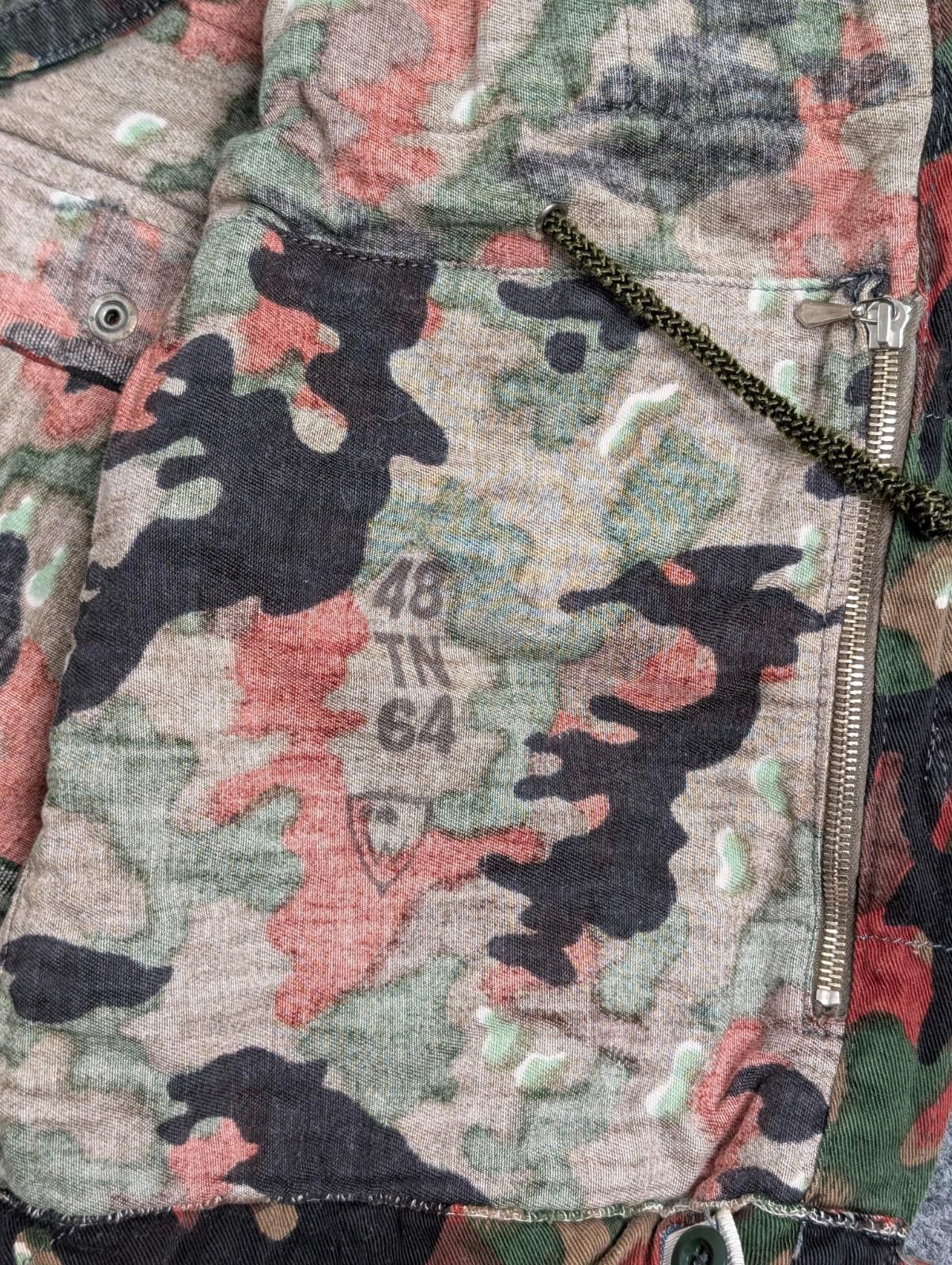 The Unbranded Brand Swiss Army Alpenflage Jacket Cold War 1964 Dated - Medium Size US M / EU 48-50 / 2 - 3 Thumbnail