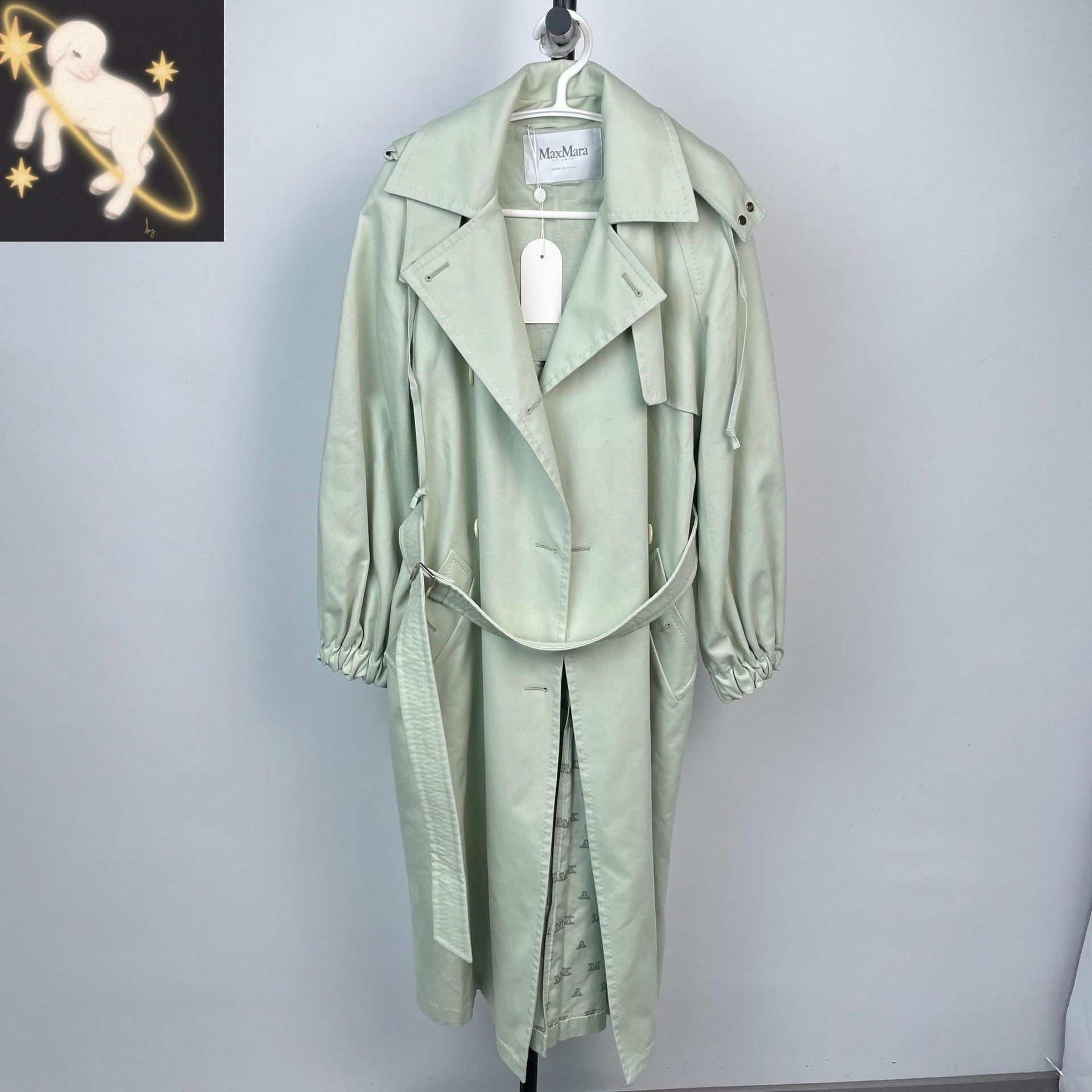 Max Mara Max Mara Long Green Coat 38 Women Size S / US 4 / IT 40 - 1 Thumbnail