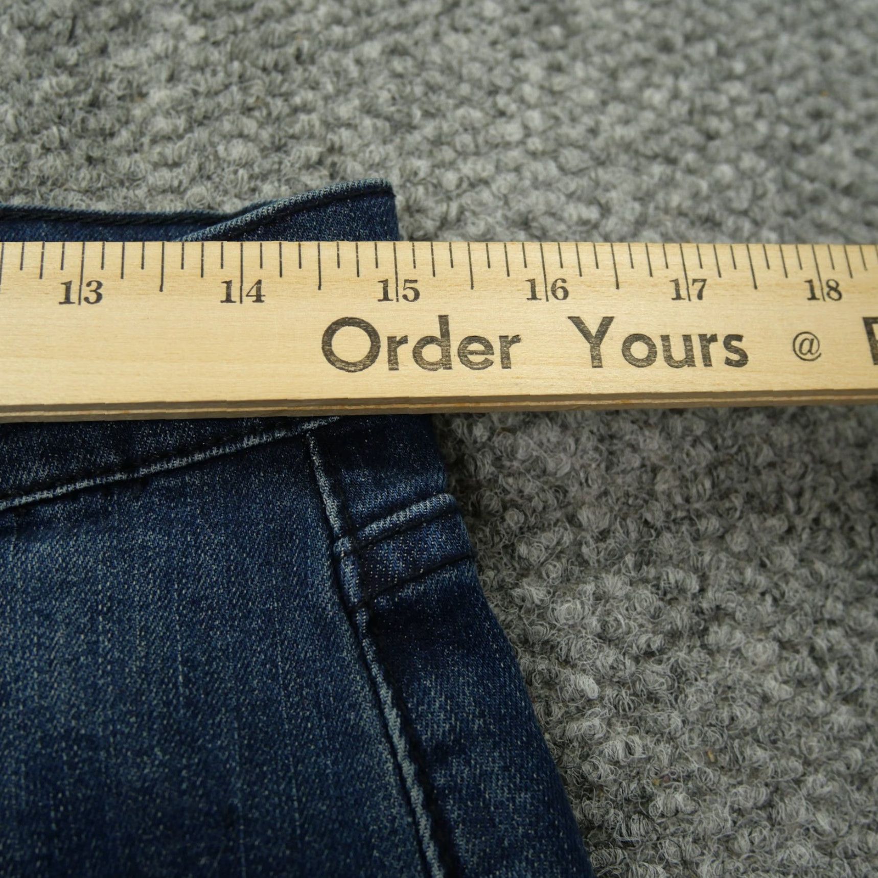Vintage M Collection by Michael Strahan Jeans Adult 30x32 Blue Slim Stretch Denim Mens Size US 30 / EU 46 - 7 Thumbnail