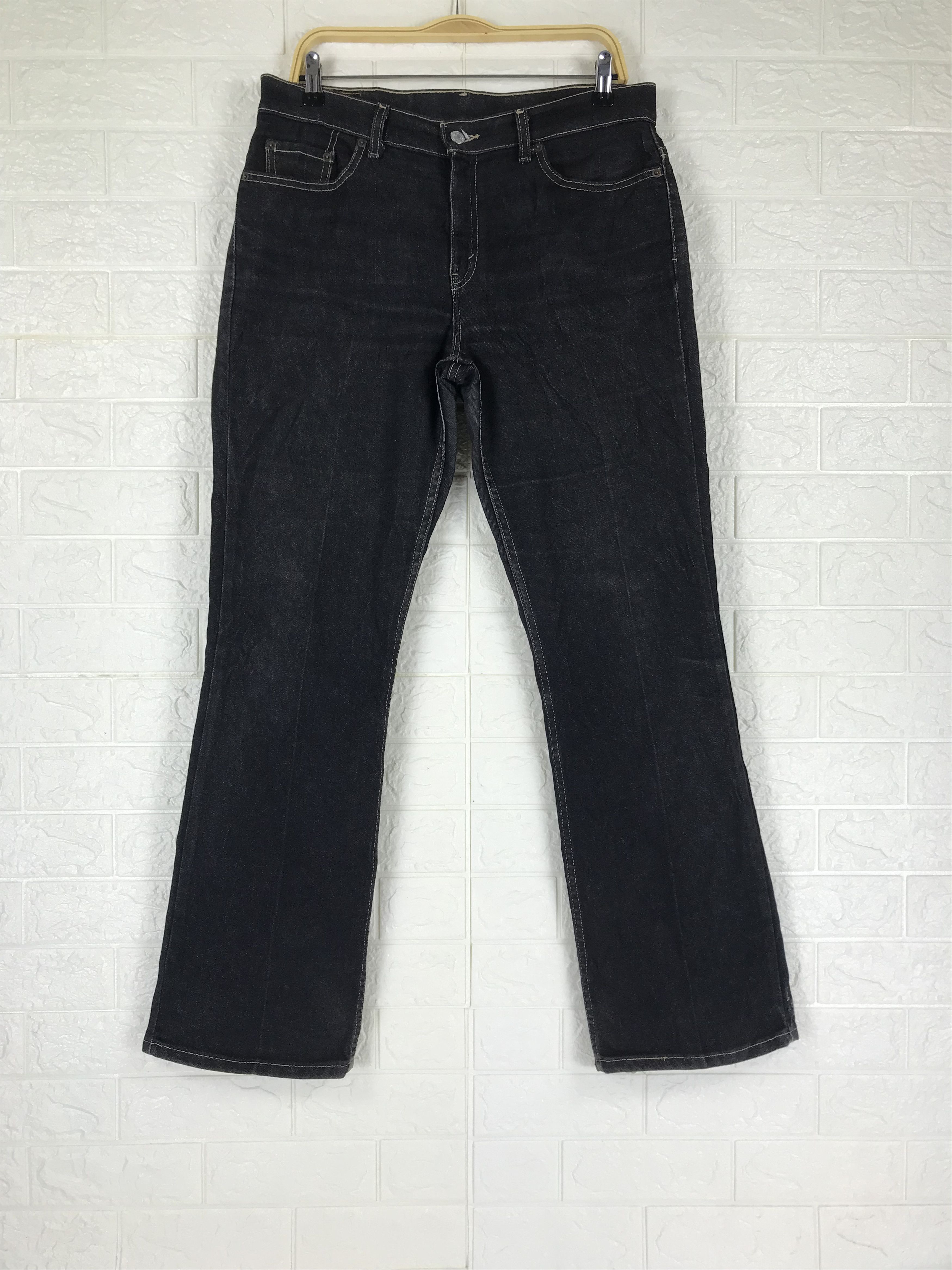 Levi's Vintage Levi's 515 Flare Jeans Super Black Boot Cut Denim Size 32" / US 10 / IT 46 - 1 Thumbnail