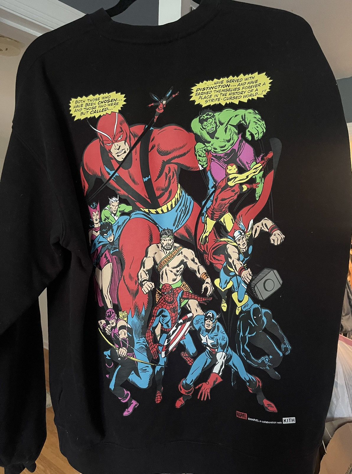 Kith Kith Marvel Spider-Man Allies Vintage Crewneck | Grailed