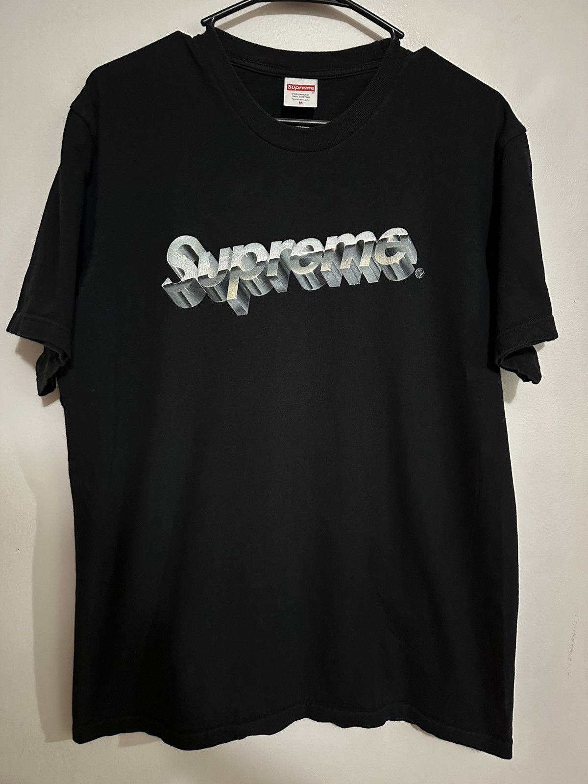Supreme Chrome Logo Tee | Grailed