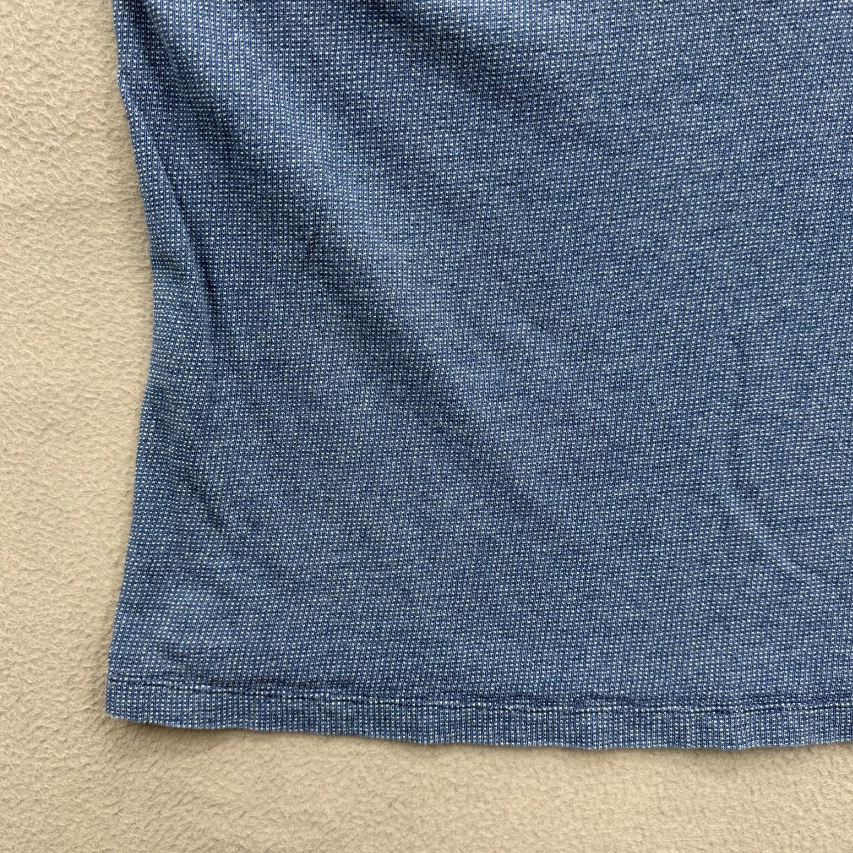 Vineyard Vines Vineyard Vines Polo Shirt Mens M Blue Textured Cotton Pocket Casual Golf Size US M / EU 48-50 / 2 - 6 Thumbnail