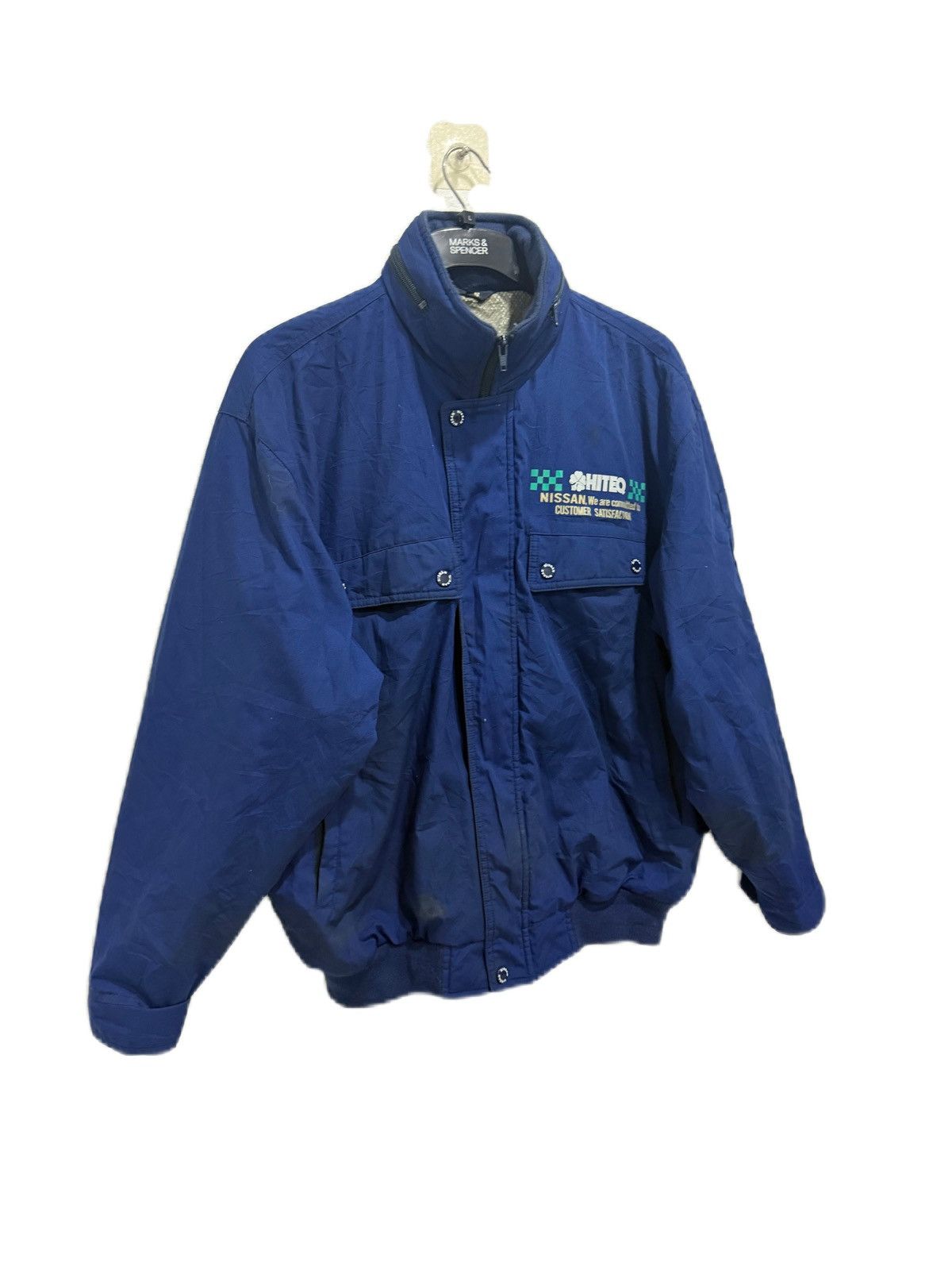 Nissan Japanese Brand Vintage Nissan Racing Crew Bomber NISMO Size US M / EU 48-50 / 2 - 2 Thumbnail