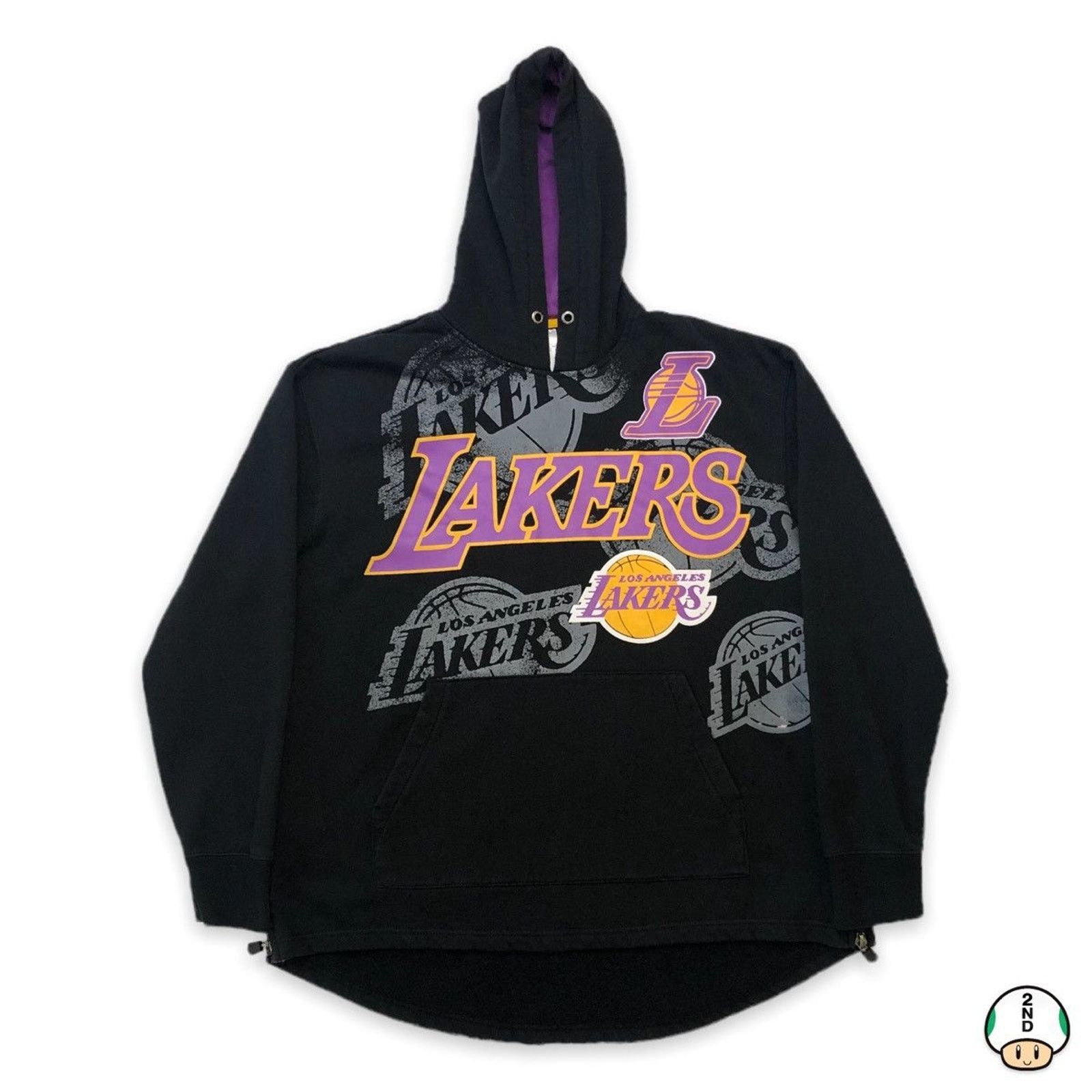 NBA × Vintage Vintage Los Angeles Lakers Hoodie Medium NBA Basketball Y2K Size US M / EU 48-50 / 2 - 1 Thumbnail