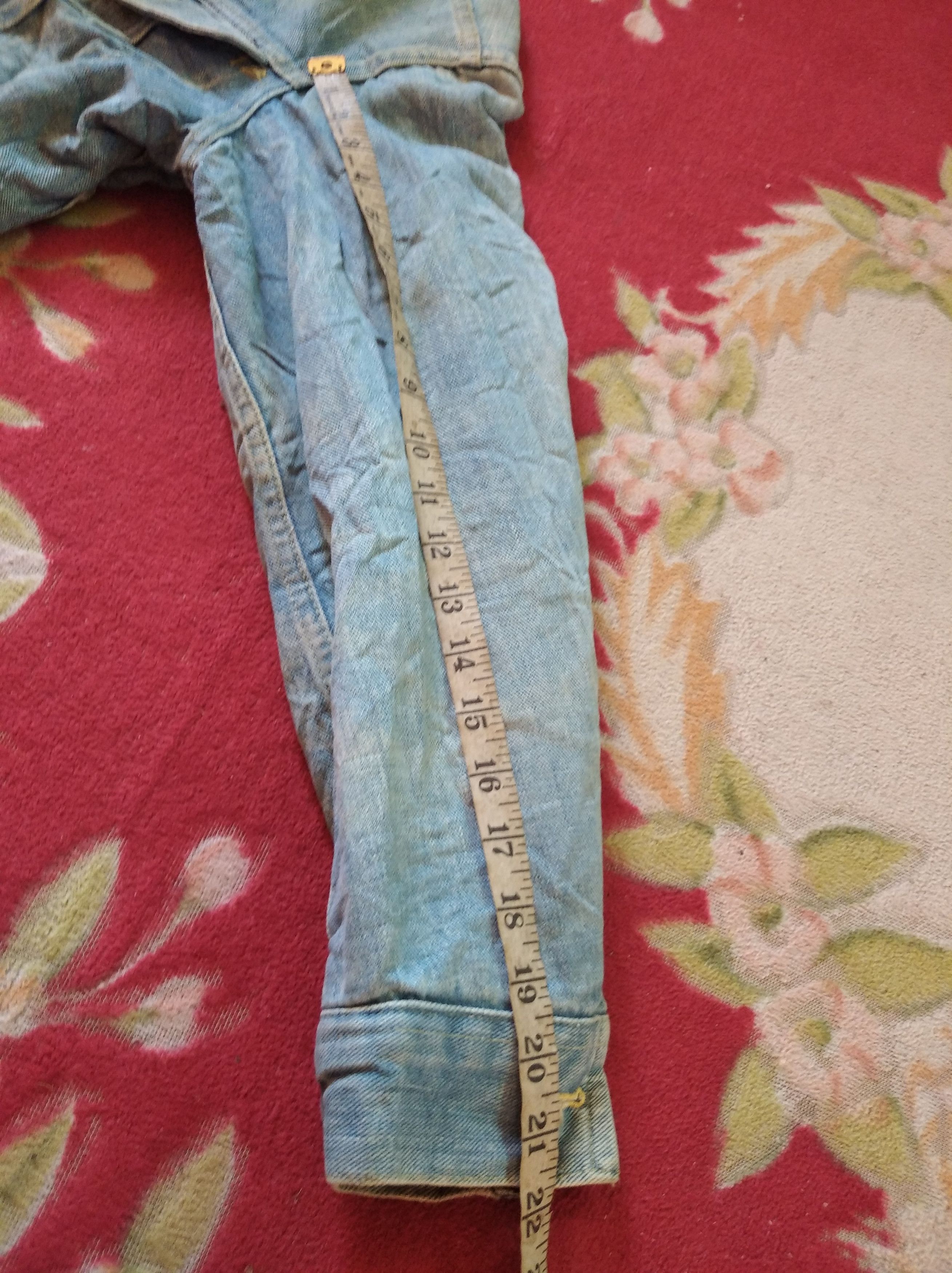 Lee × Vintage 70s Lee Storm Rider Denim Jacket Linen Blanket Lined Size US S / EU 44-46 / 1 - 13 Thumbnail