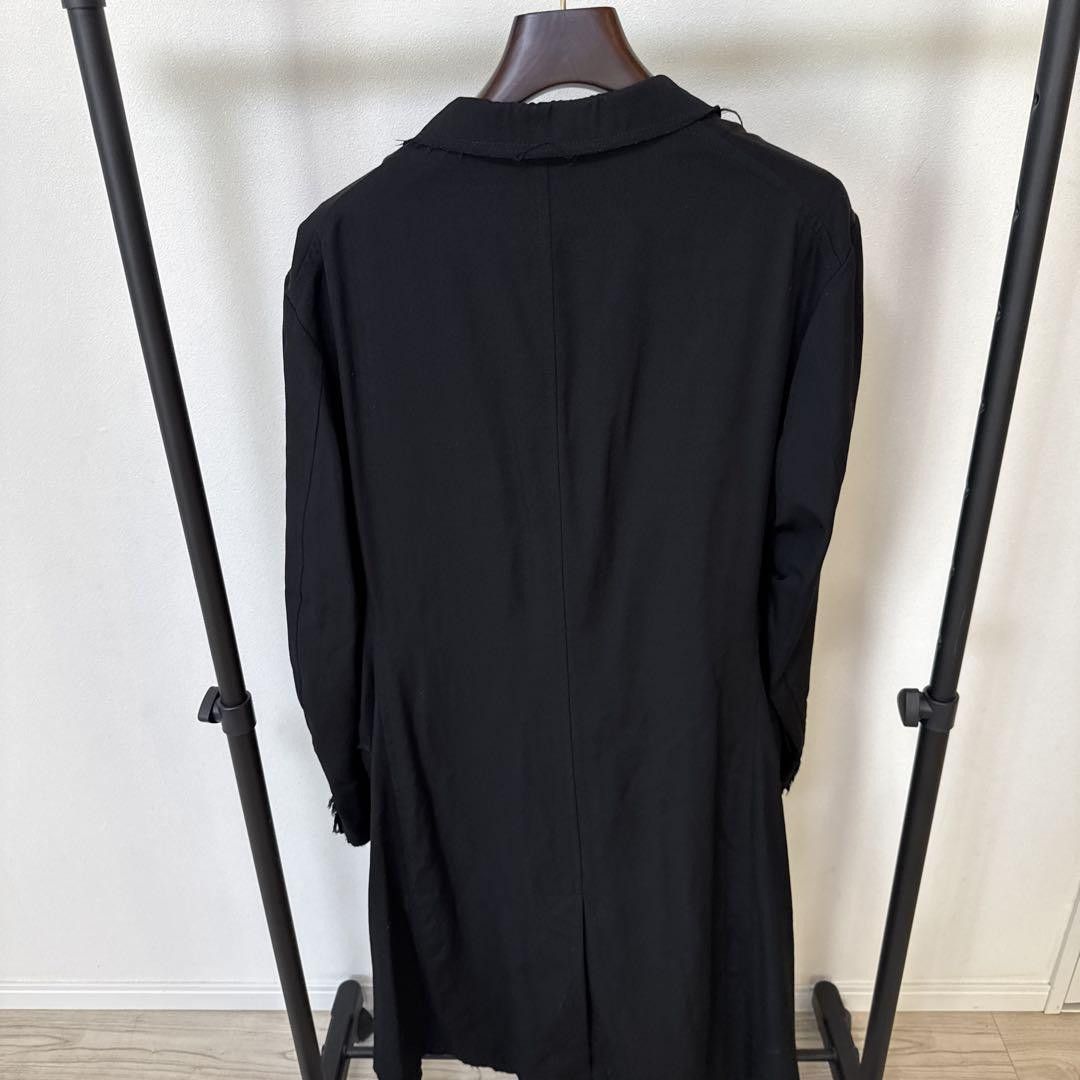 Yohji Yamamoto yohji yamamoto pour homme raw-cut wool gabardine coat Size US L / EU 52-54 / 3 - 2 Thumbnail