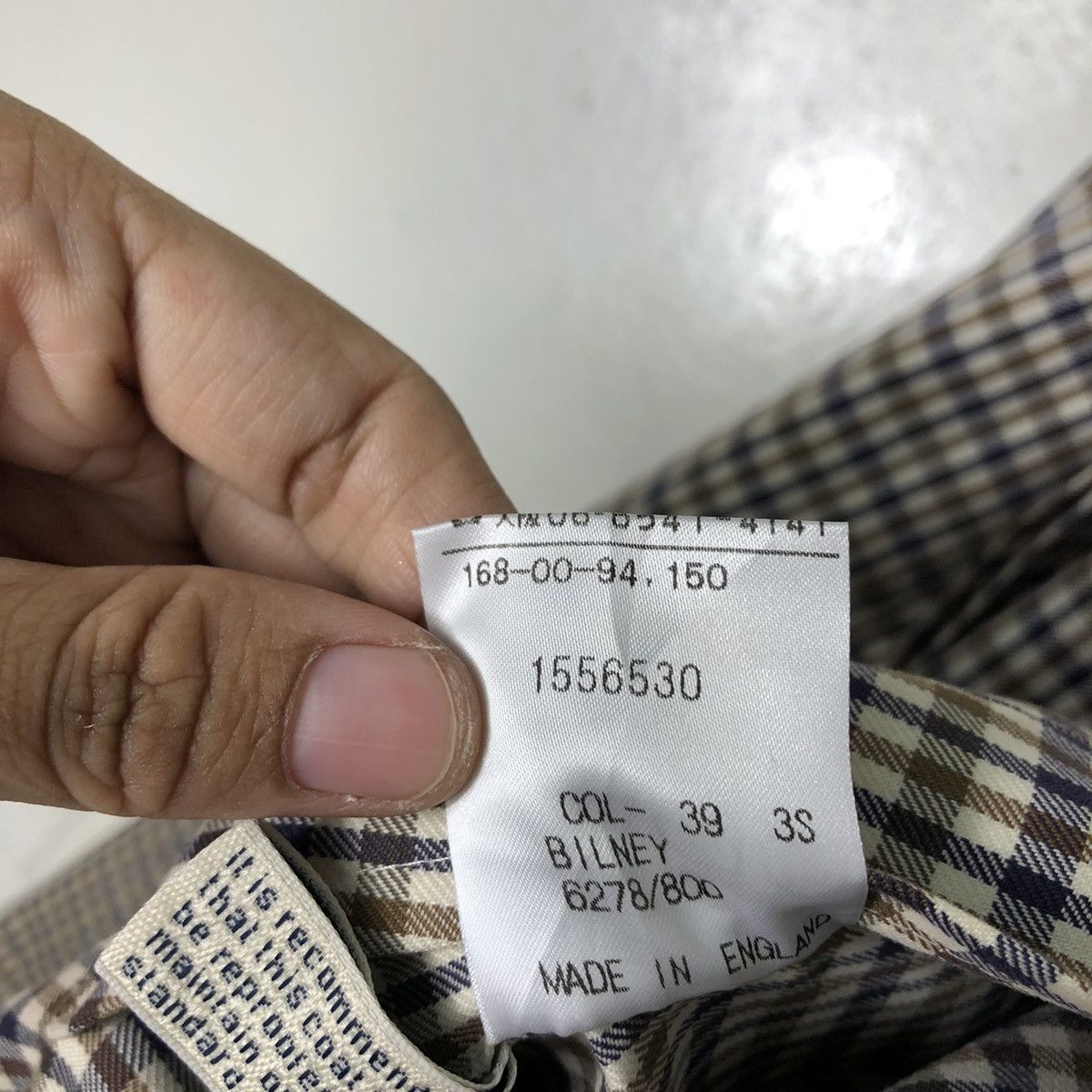 Aquascutum 🔥Long Jacket Aquascutum Made in England Nova Check Design Size US M / EU 48-50 / 2 - 24 Thumbnail