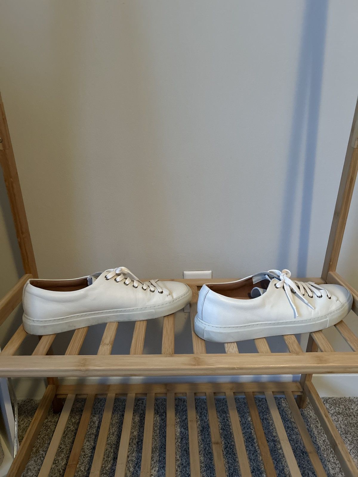 Buttero Buttero Cream Leather Shoes 11 US Mens Size US 11 / EU 44 - 3 Thumbnail