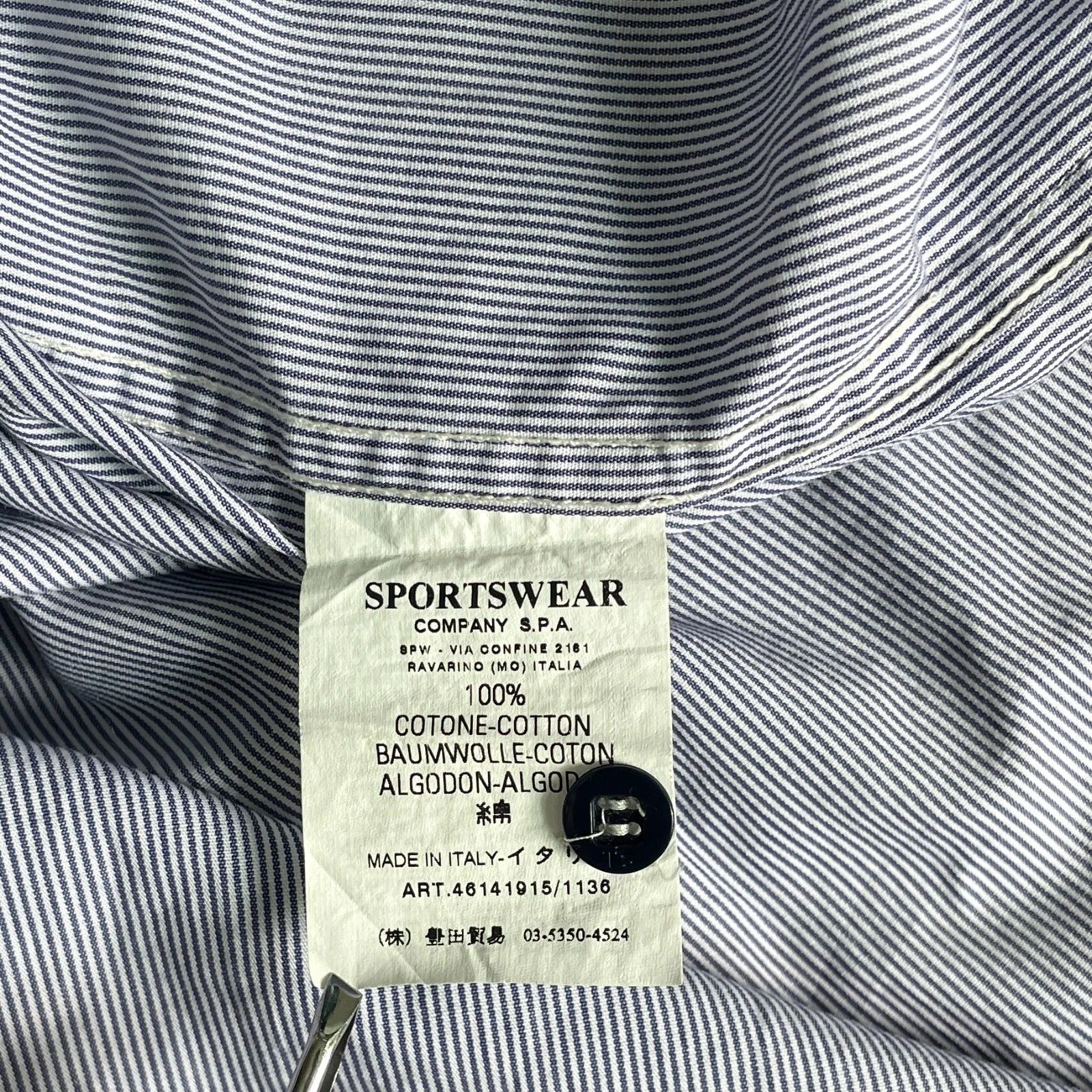 Stone Island Stone Island Short Sleeves Shirt Vintage Company S.P.A Size US M / EU 48-50 / 2 - 5 Thumbnail