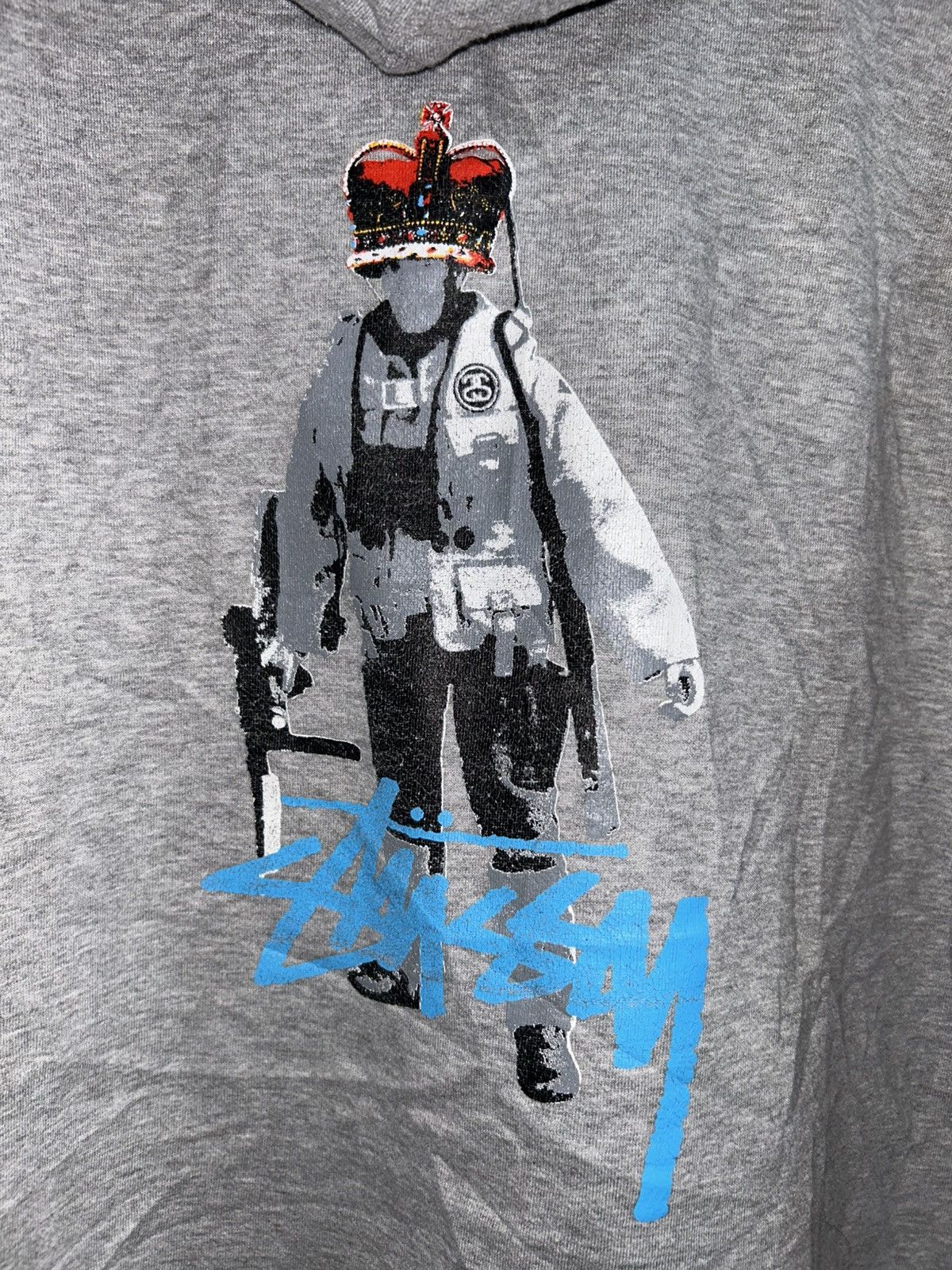 Stussy 90s Police Crown Rifle Pullover Hoodie Size US L / EU 52-54 / 3 - 7 Thumbnail