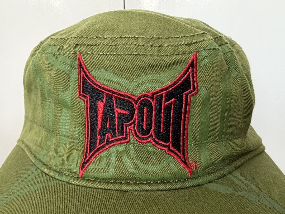 Tapout TAPOUT MMA MILITARY ARMY CADET CAP HAT LOGO UFC VINTAGE Y2K Size ONE SIZE - 3 Thumbnail