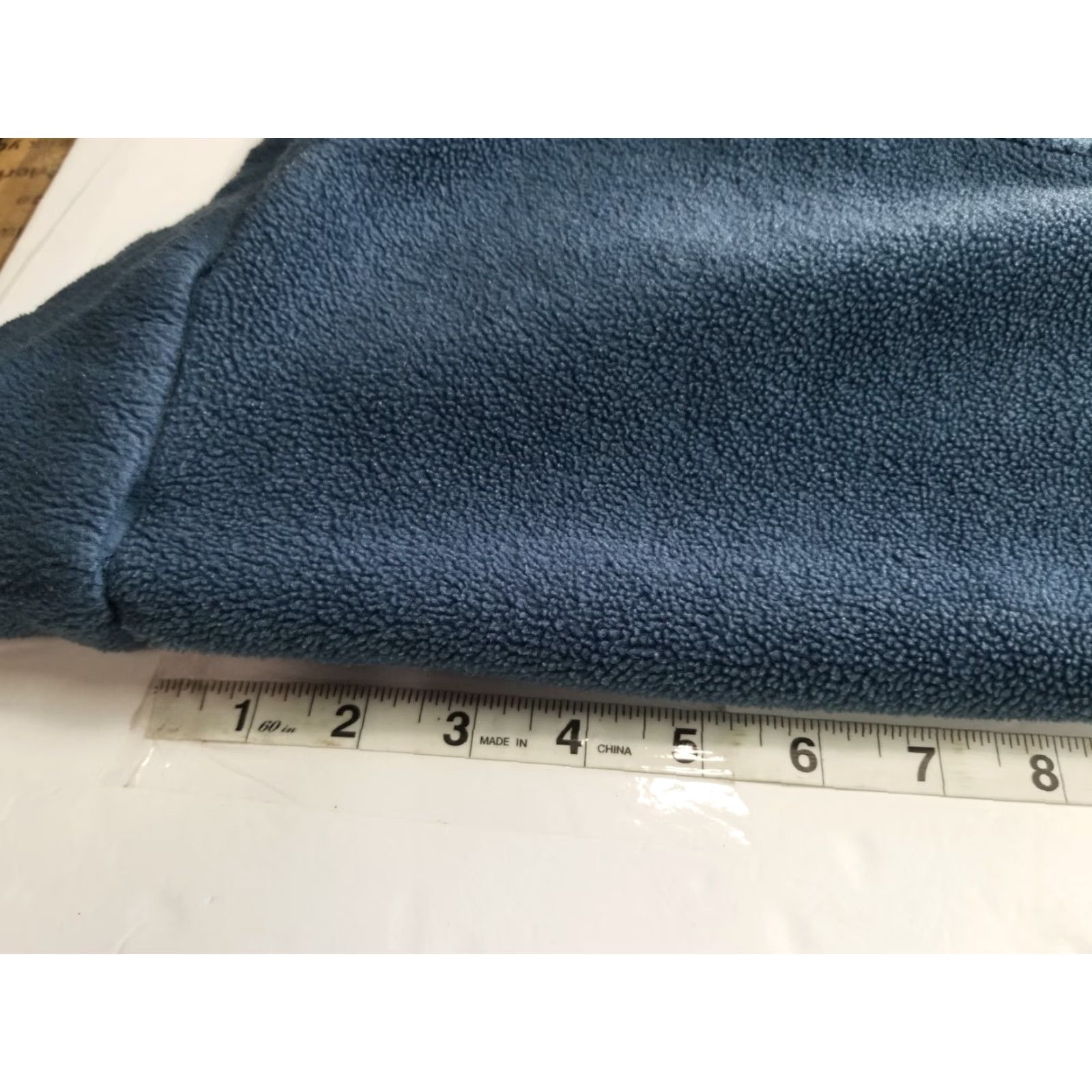 Vintage Columbia Womens M Blue Fleece Long Sleeve Mock Neck Zip Jacket - Regular Fit, Embroidered Logo, Full Zip, Casual Outerwear, - Womens Size M / US 6-8 / IT 42-44 - 5 Thumbnail