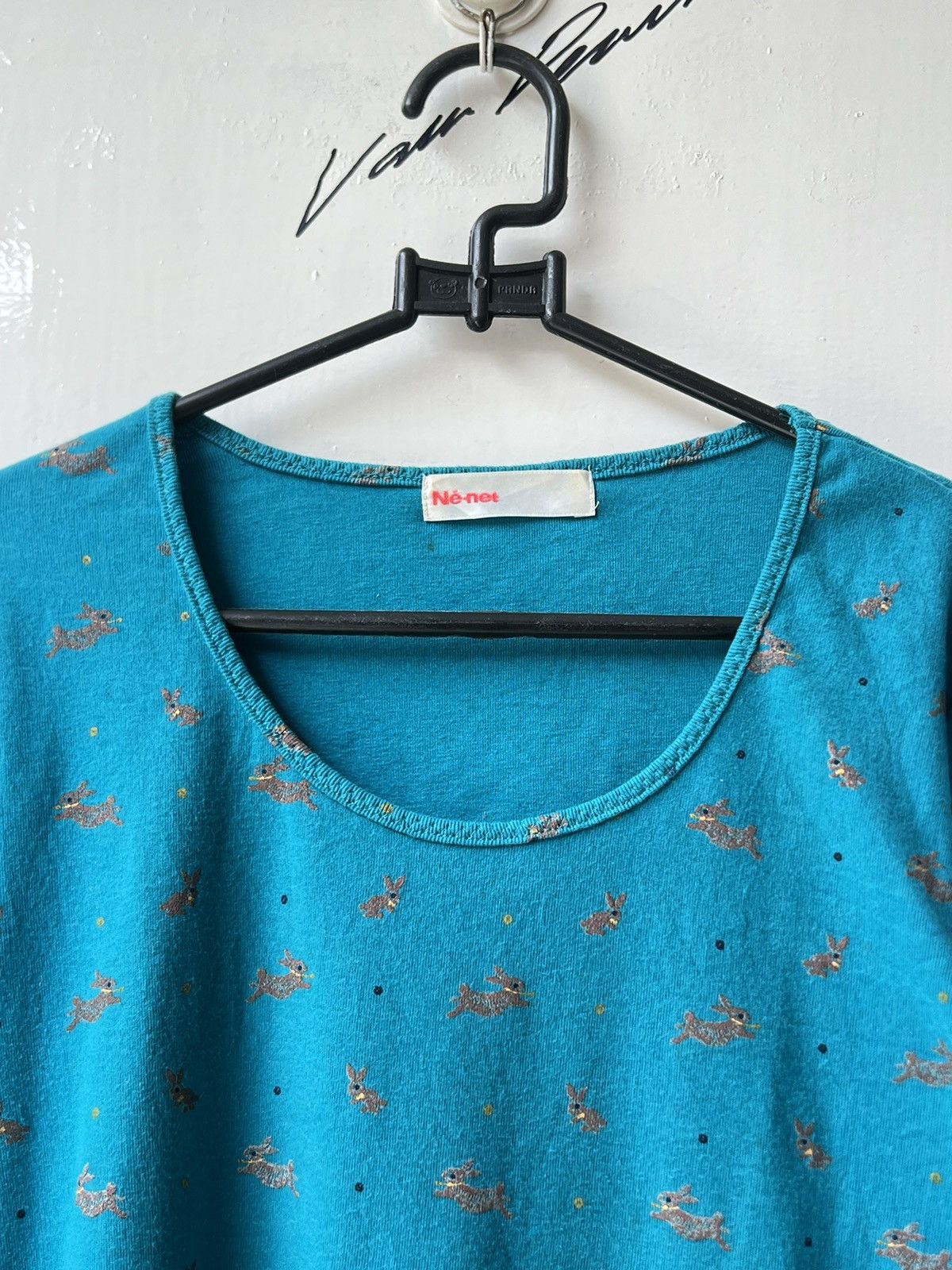 Ne-Net NE-NET Issey Miyake Rabbit Motive T-shirt Size US XS / EU 42 / 0 - 4 Thumbnail