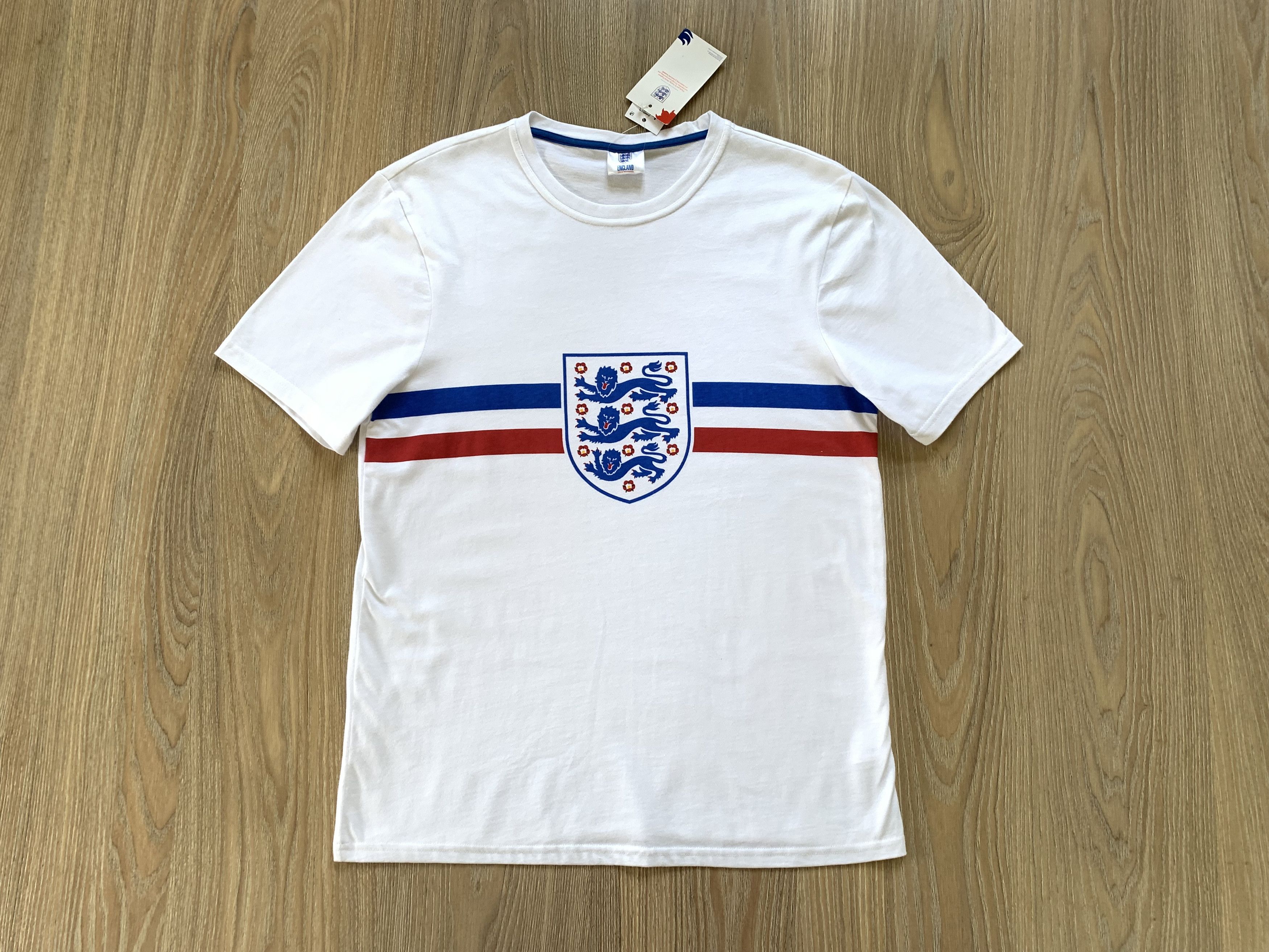 Other England Cotton Big Logo White T Shirt Size US M / EU 48-50 / 2 - 2 Thumbnail