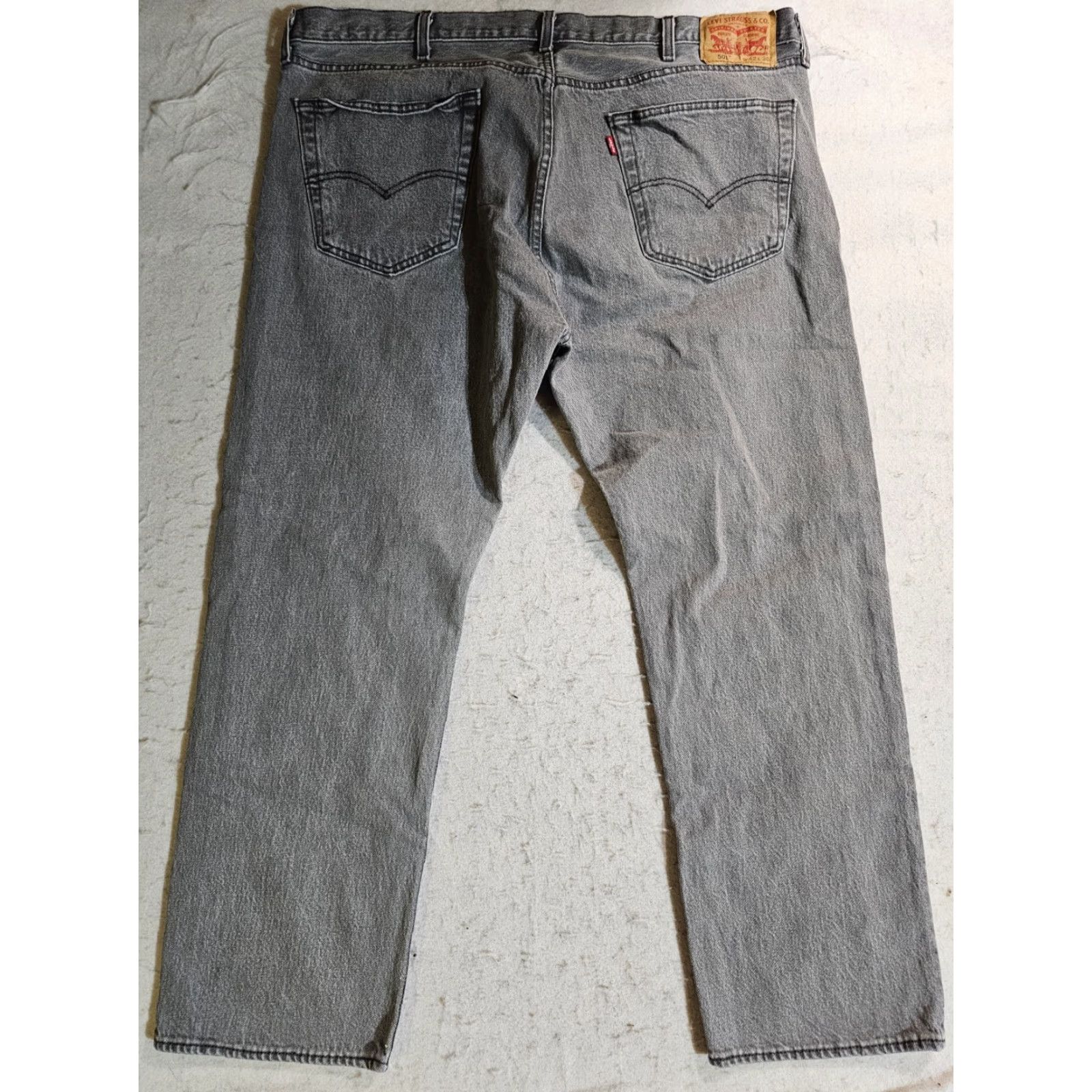 Levi's VINTAGE Levi's 501 XX Jeans Mens Medium Gray 42x30 Denim Cotton 90s Style Regular Straight Size US 42 / EU 58 - 3 Thumbnail