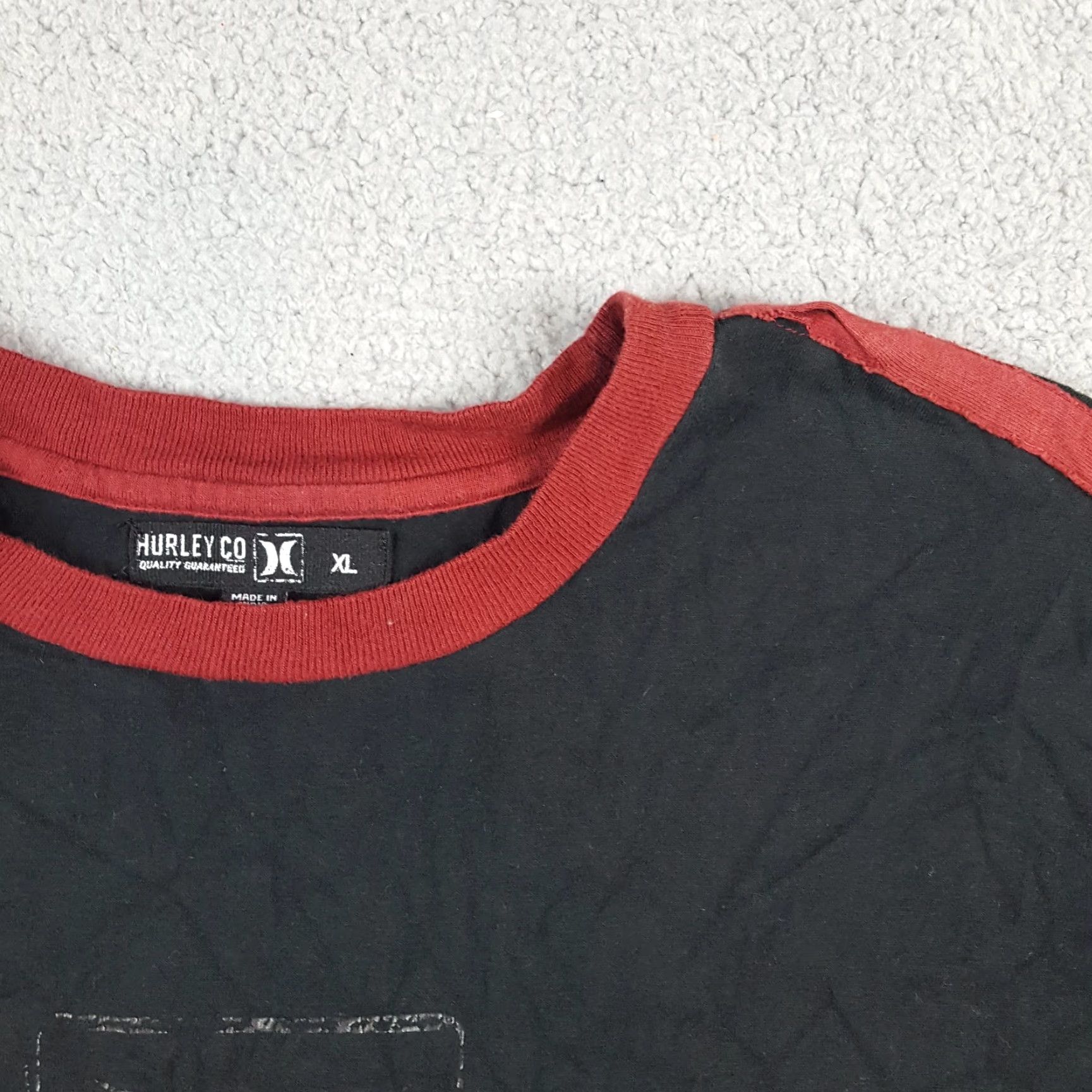 Hurley VINTAGE Hurley Men's T-Shirt XL Blue 90s Surf Skater Beach Retro Logo Cotton Size US XL / EU 56 / 4 - 3 Thumbnail