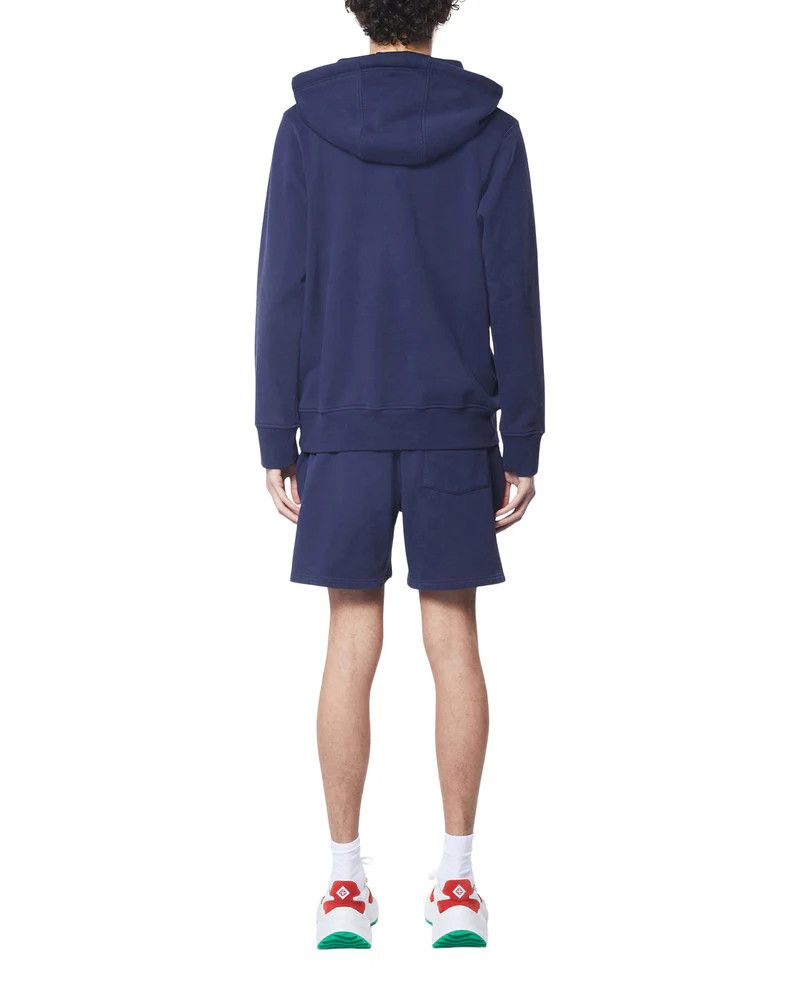 Casablanca Blue Silk Scarf Air Logo Hoodie Size US XXS / EU 40 - 4 Thumbnail