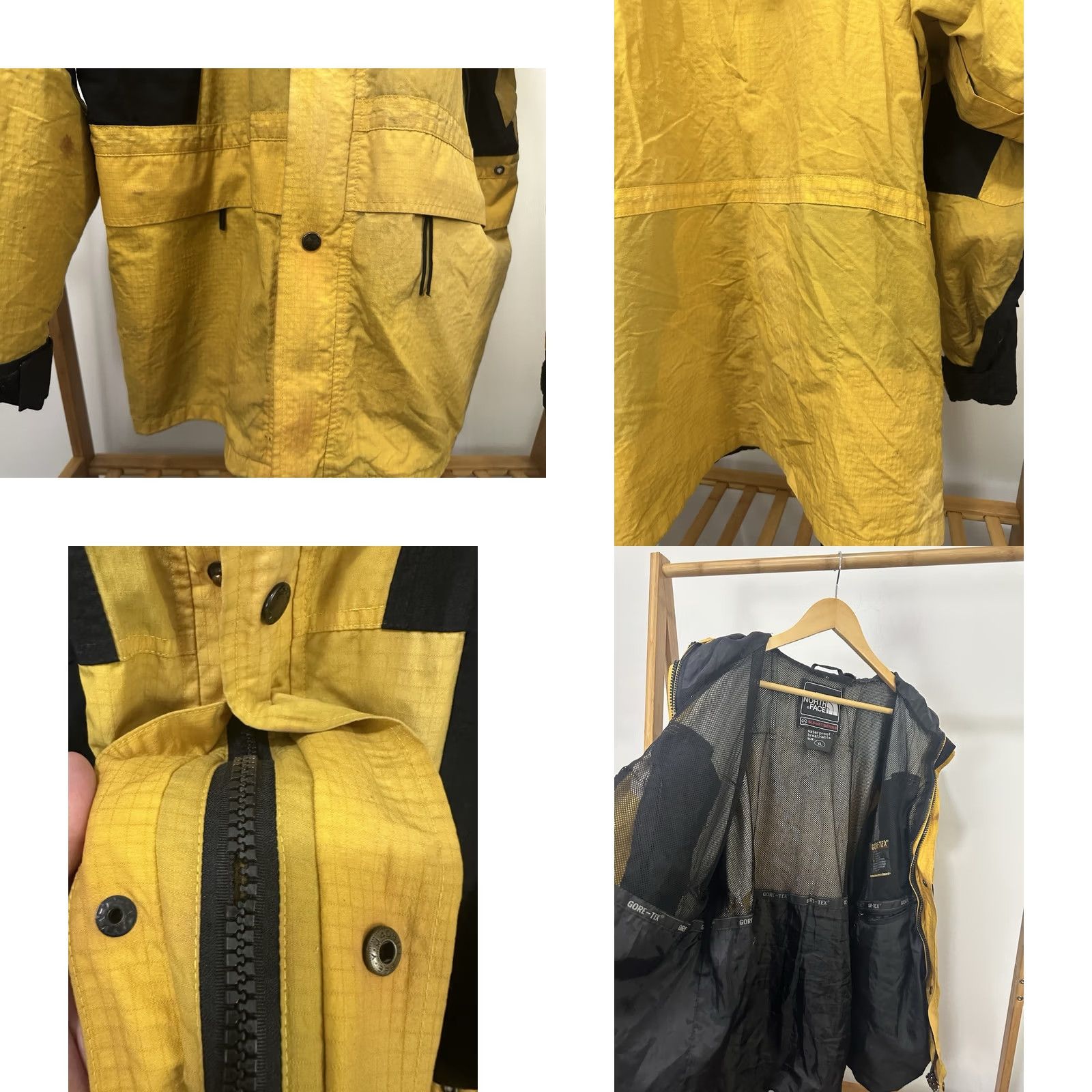The North Face VTG 90s The North Face Summit Series Yellow Snow Full Zip Parka Jacket XL Mens Size US XL / EU 56 / 4 - 8 Thumbnail