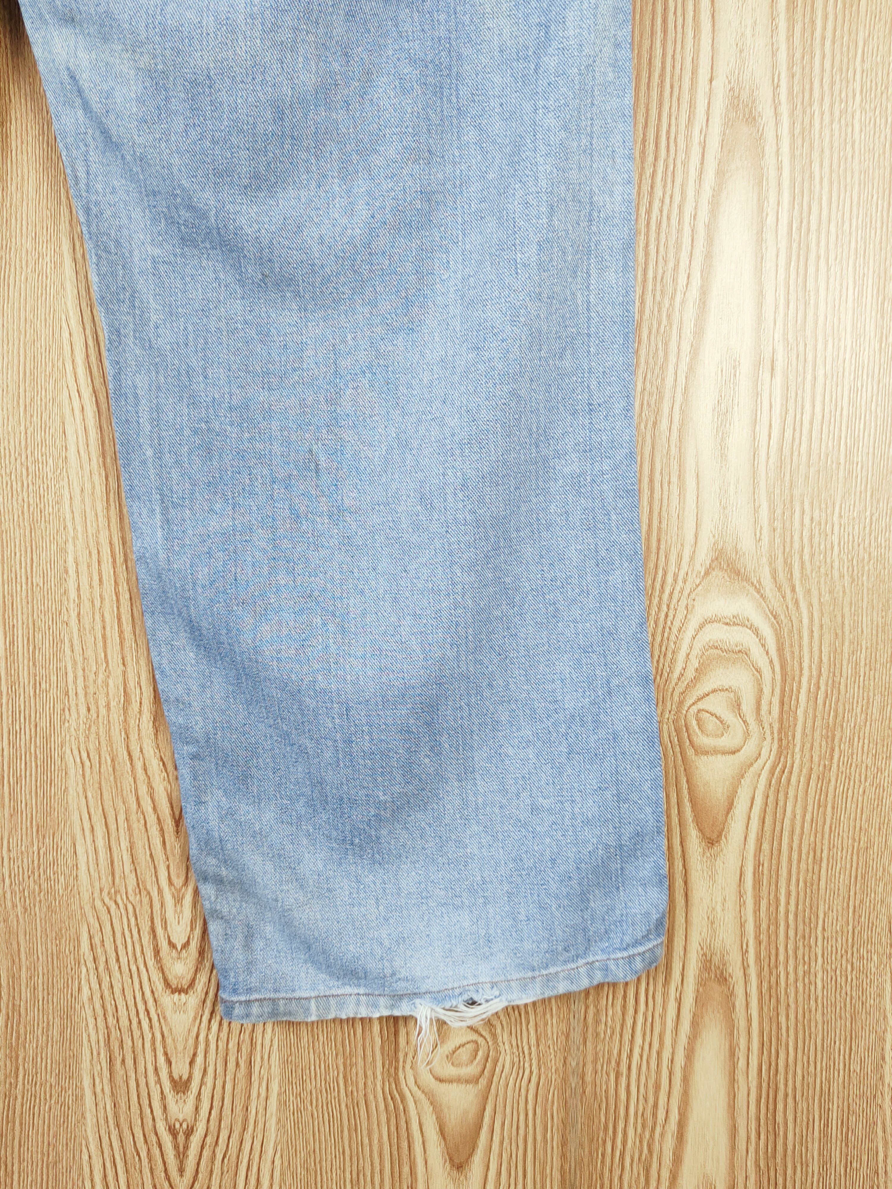 Japanese Brand Bobson Blue Distressed Ripped Jeans #W617 Size US 38 / EU 54 - 13 Thumbnail