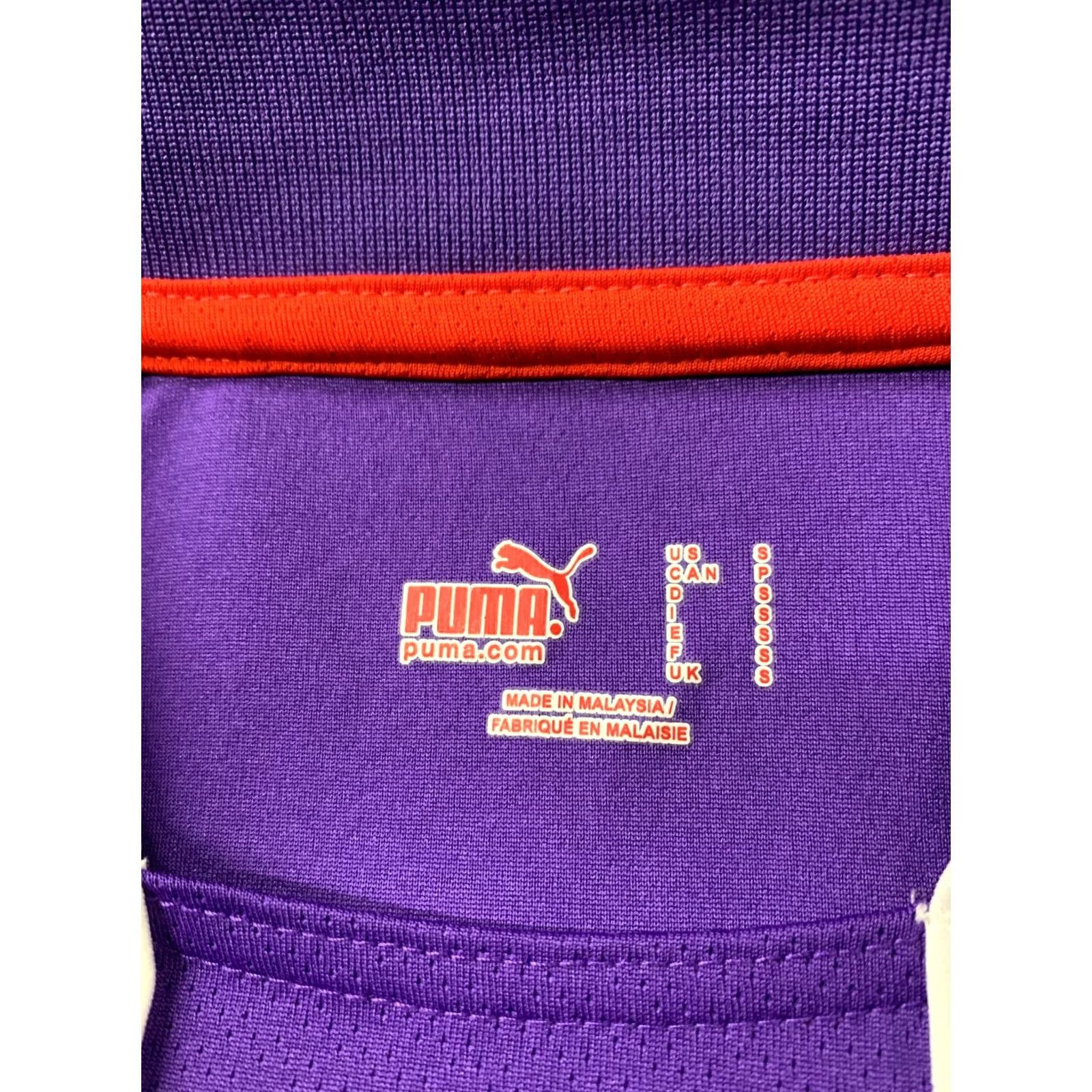 Puma PUMA ORIGINAL MEN FOOTBALL SHIRT L/S CREW NECK SIZE S Violet and White JS Jersey T-Shirt 2000s Mens Size US S / EU 44-46 / 1 - 5 Thumbnail