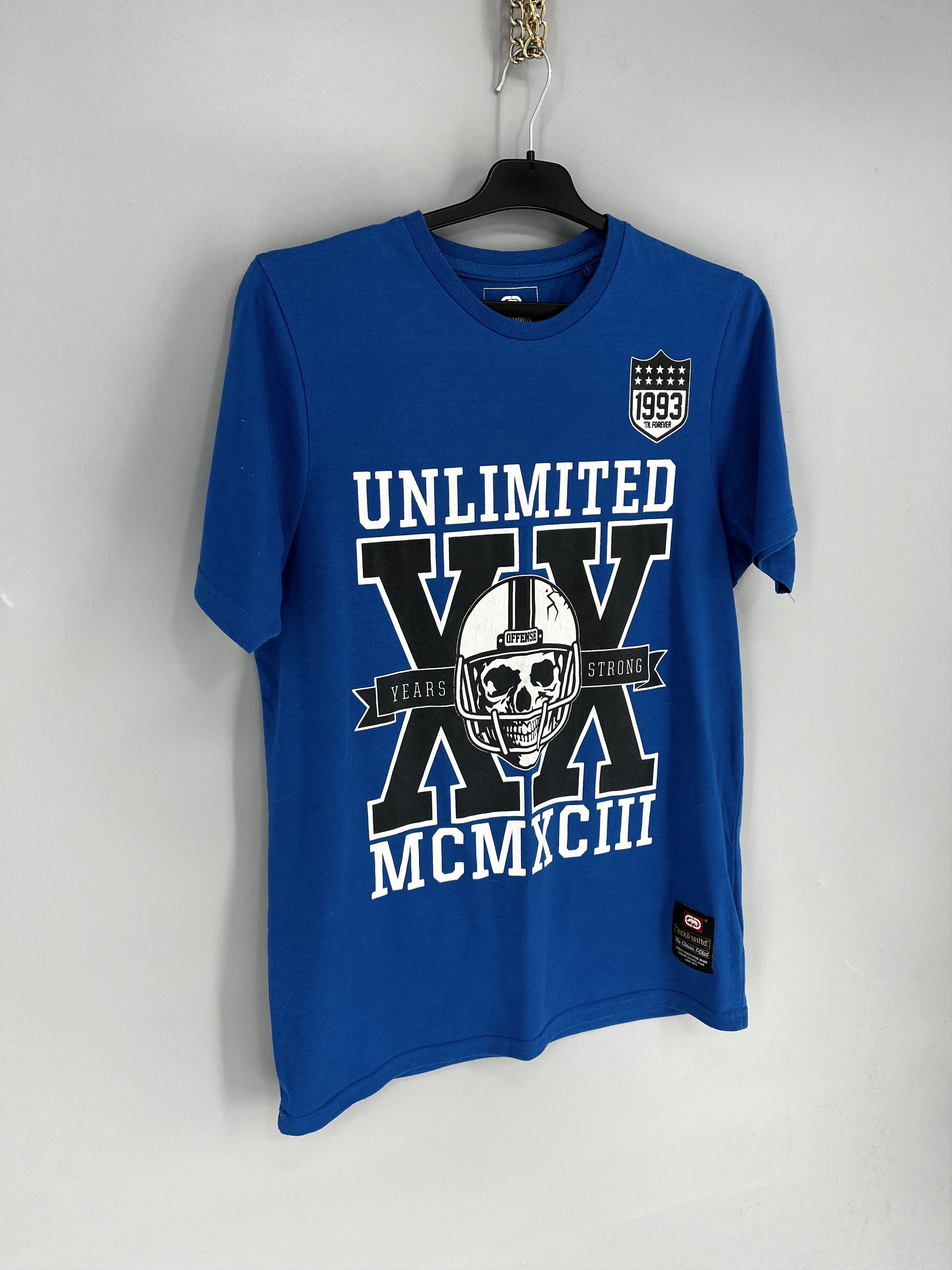Ecko Unltd. Vintage 2000s Y2K Ecko Unlimited Embroidered Graphic T Shirt Size US L / EU 52-54 / 3 - 2 Thumbnail