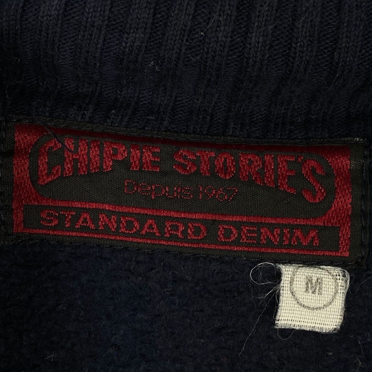 Vintage Vintage Chipe Stories Embroidered Quater Zip Sweatshirt Size US M / EU 48-50 / 2 - 5 Thumbnail