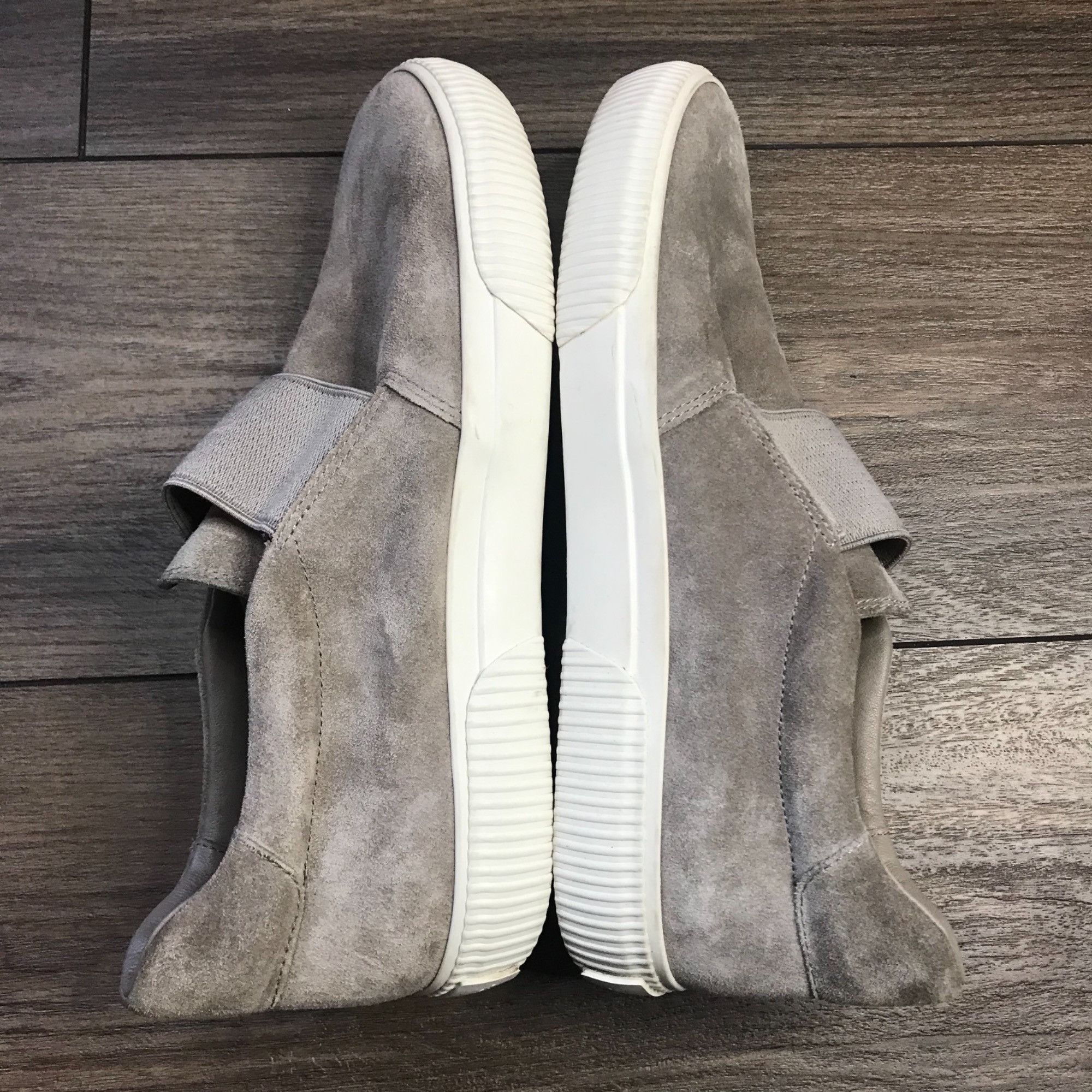 Vince Vince Vince Kirkland Suede Slip-On Sneakers in Woodsmoke Wom Size US 8 / IT 38 - 4 Thumbnail