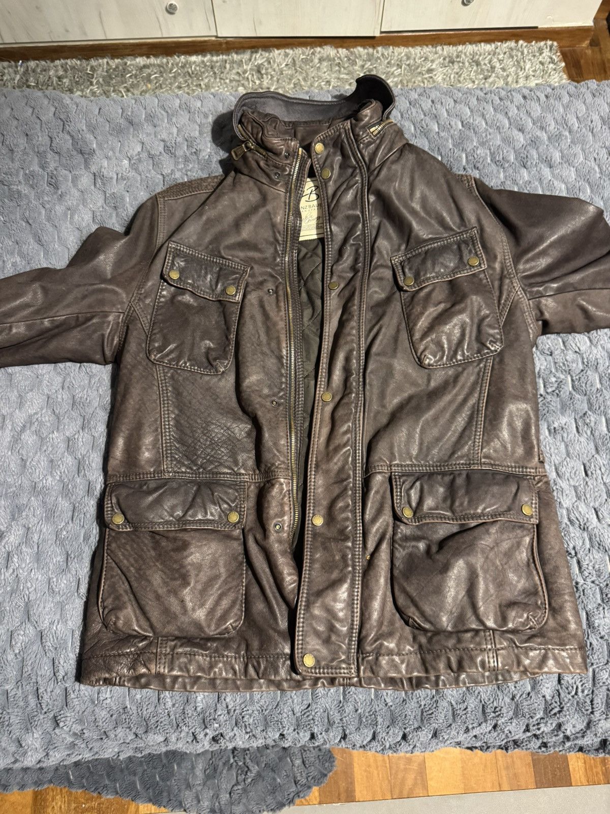Other Heinz Bauer Leather jacket Size US L / EU 52-54 / 3 - 1 Thumbnail