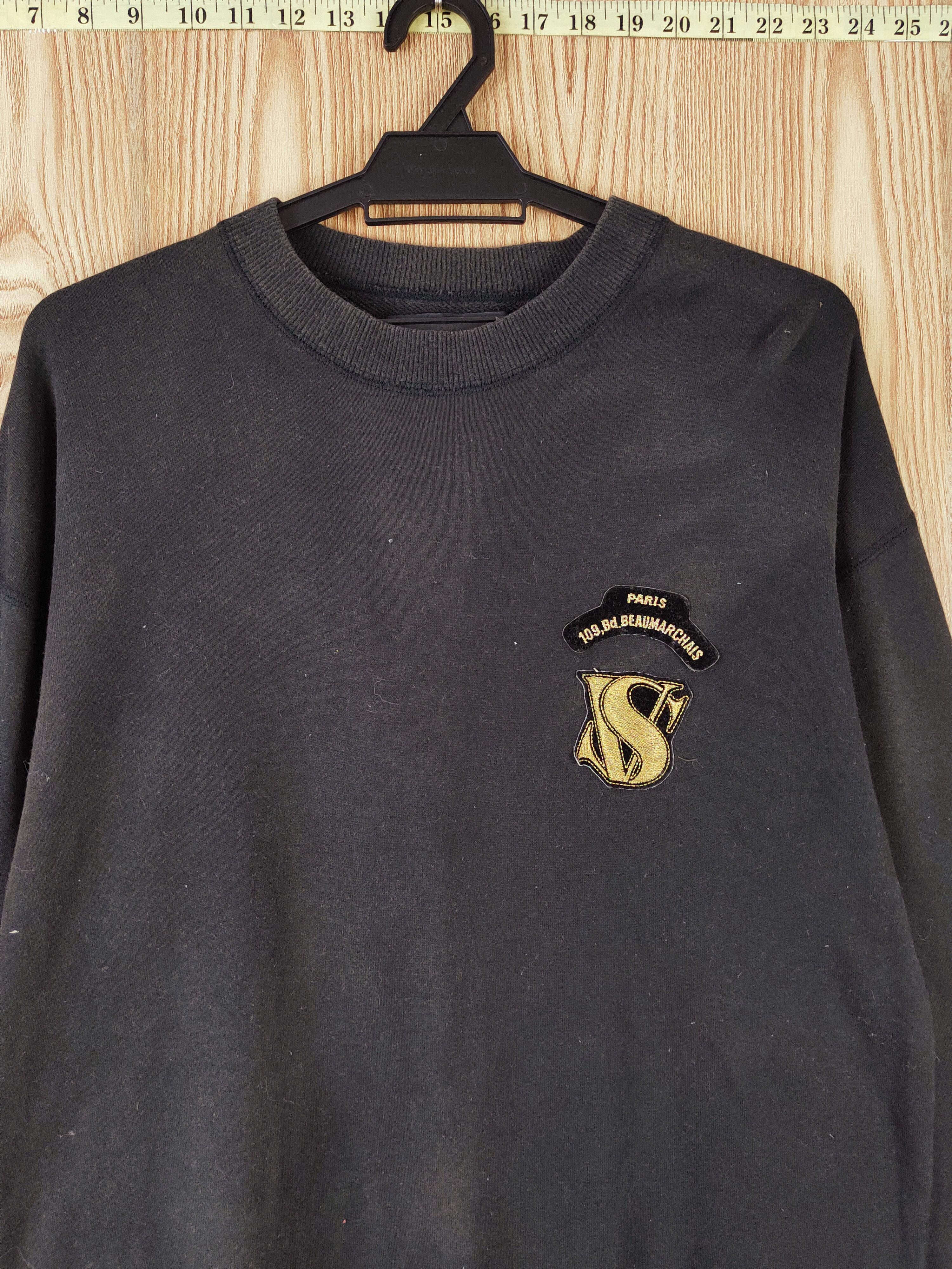 Japanese Brand × Vintage Rare 💥 ValenzaPo Black Sweatshirts Size US L / EU 52-54 / 3 - 2 Thumbnail
