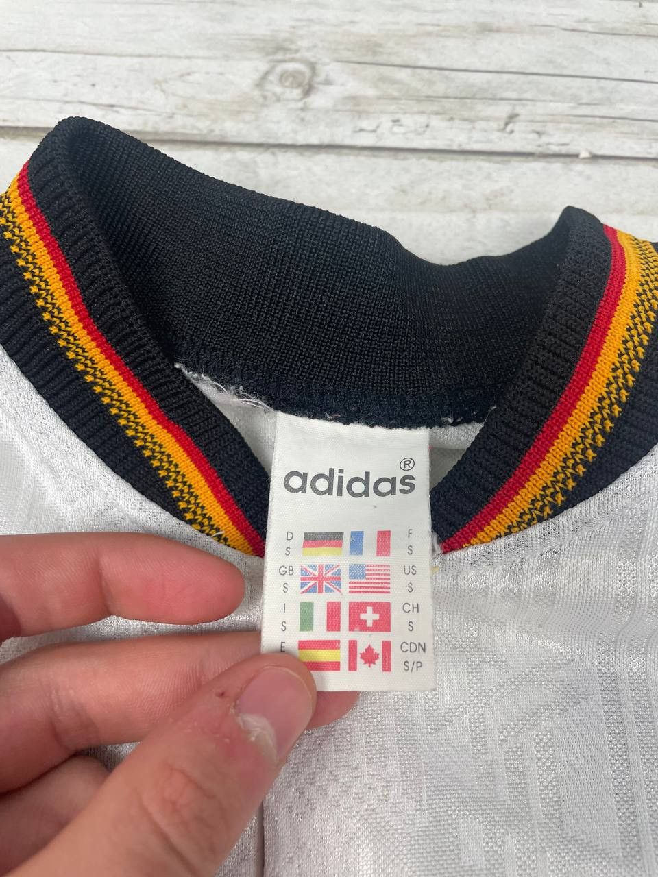 Adidas Adidas Germany 1996 Home Klinsmann #18 Shirt Soccer Jersey Size US S / EU 44-46 / 1 - 7 Thumbnail