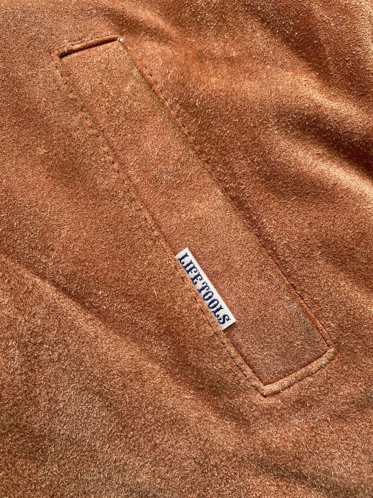 Genuine Leather Vtg Life Tools Leather Suede Jacket Zip Up Size US M / EU 48-50 / 2 - 11 Thumbnail