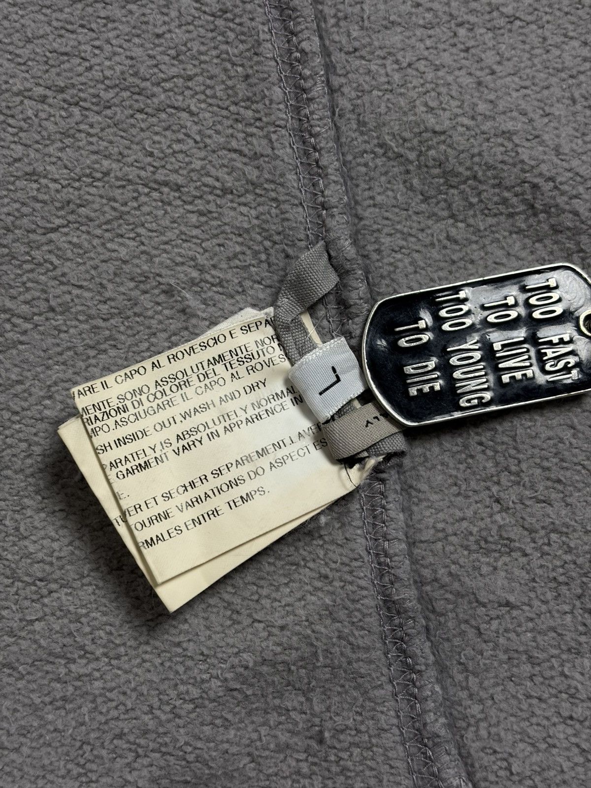 Rick Owens Rick Owens SS09 grey gimp hoodie Size US L / EU 52-54 / 3 - 6 Thumbnail