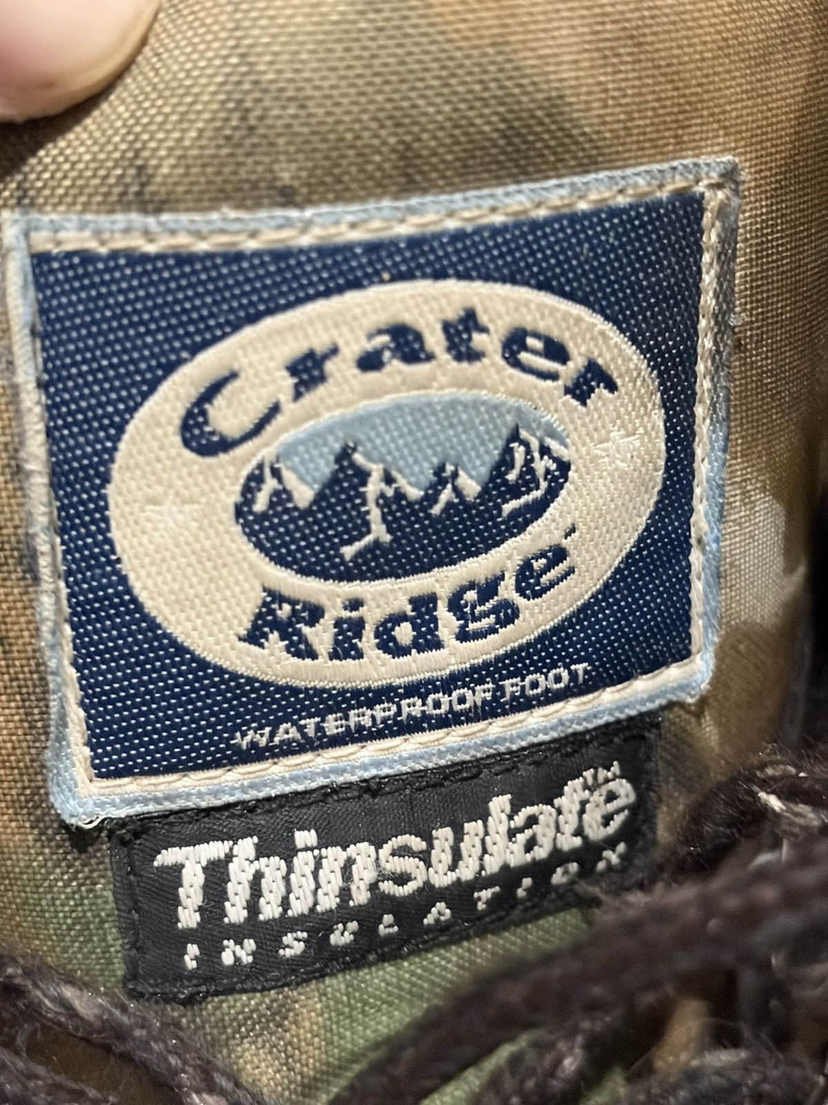 Other Crater Ridge Snow Boots Camo Thinsulate Waterproof Hunting Size US 11 / EU 44 - 5 Thumbnail