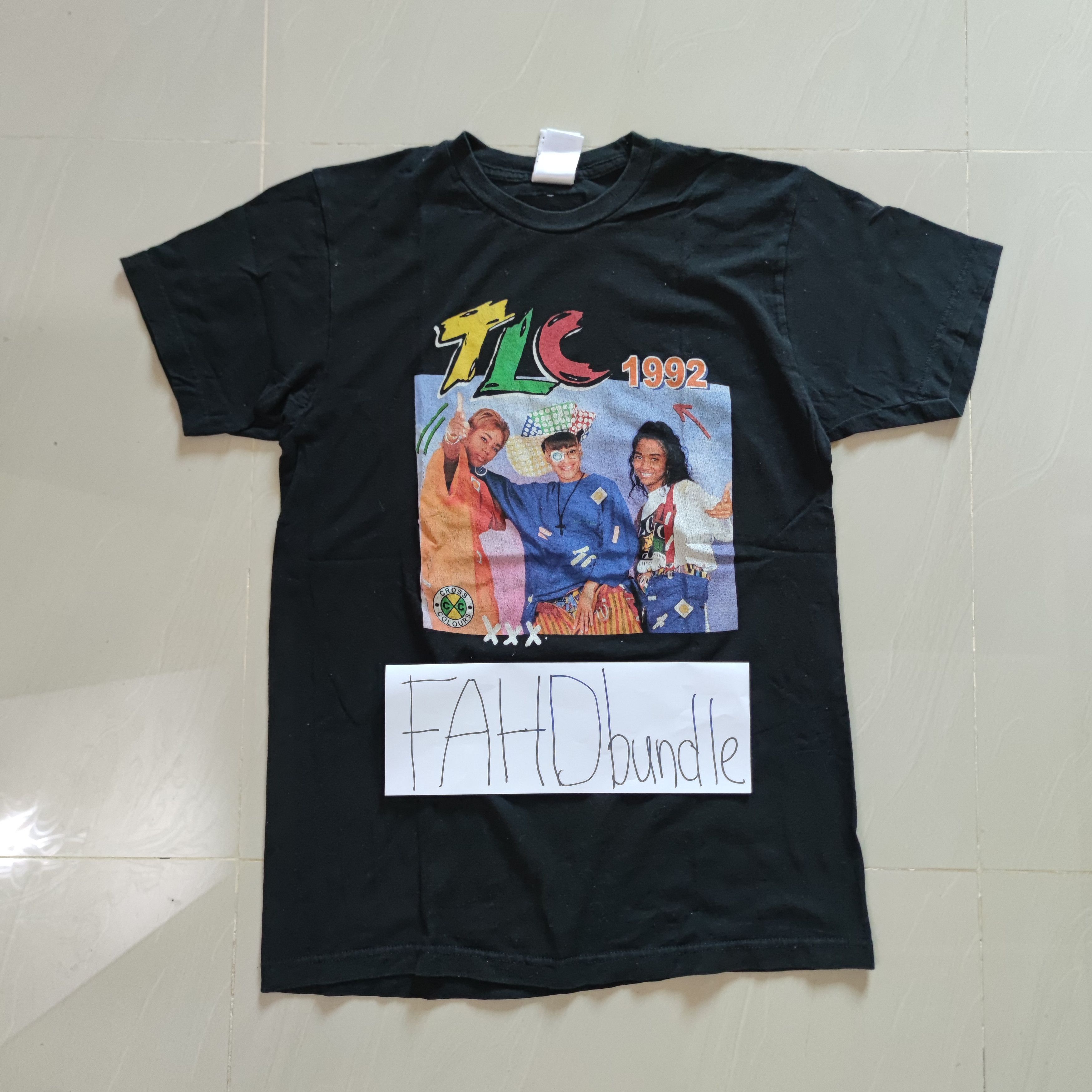 Band Tees × Cross Colours × Rap Tees CROSS COLOURS x TLC 1992 TSHIRT Size US M / EU 48-50 / 2 - 1 Thumbnail