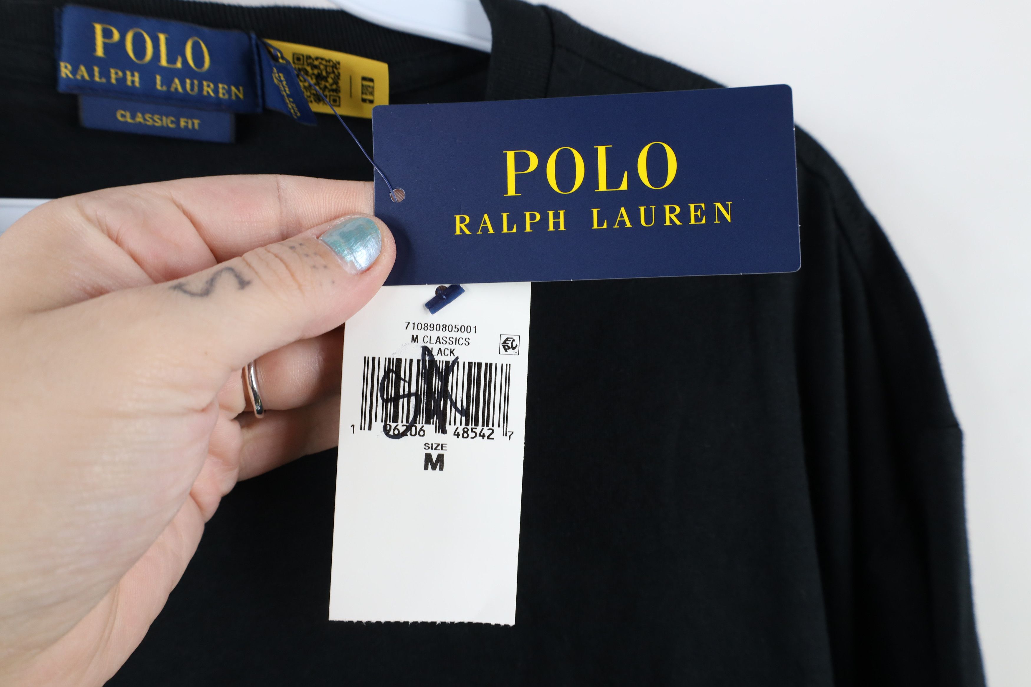 Ralph Lauren Deadstock Ralph Lauren Out Block Letter Long Sleeve T-Shirt Size US M / EU 48-50 / 2 - 5 Thumbnail