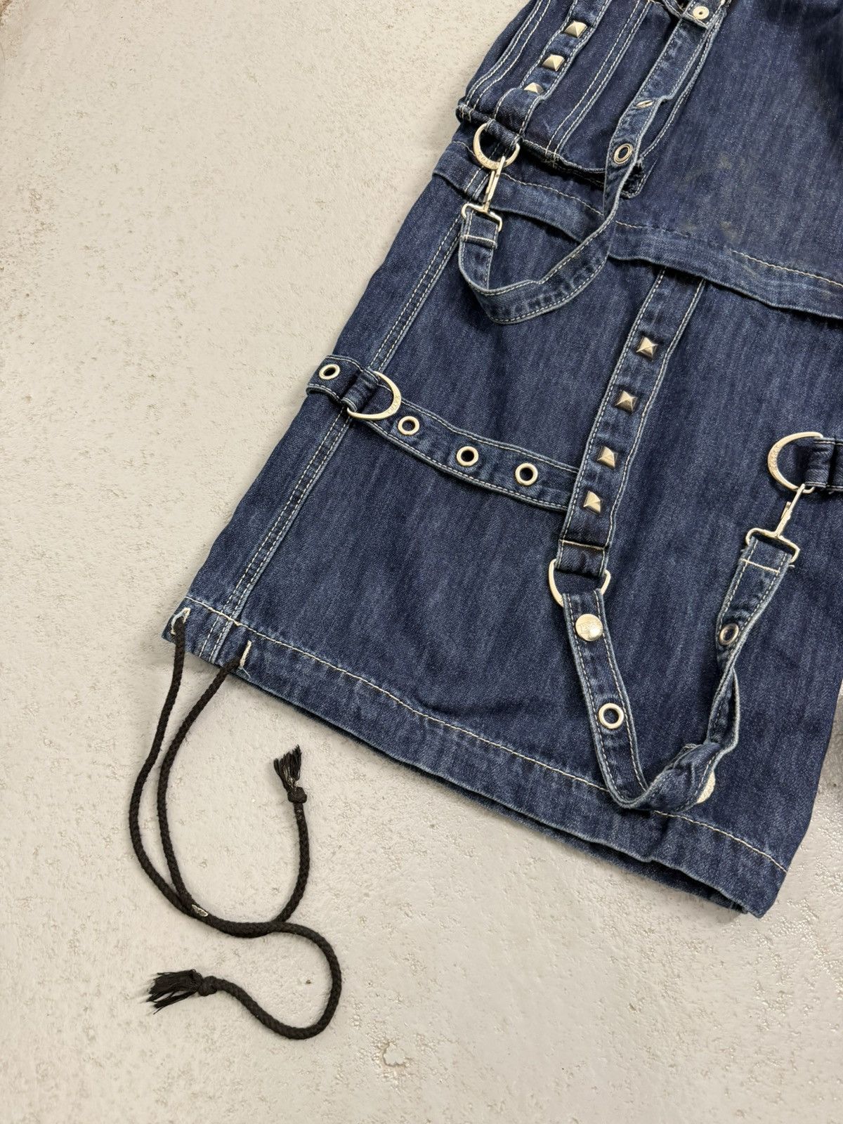 Tripp NYC Tripp Nyc Multi-laces Rivets Wide Transformed Pants Size US 32 / EU 48 - 8 Thumbnail