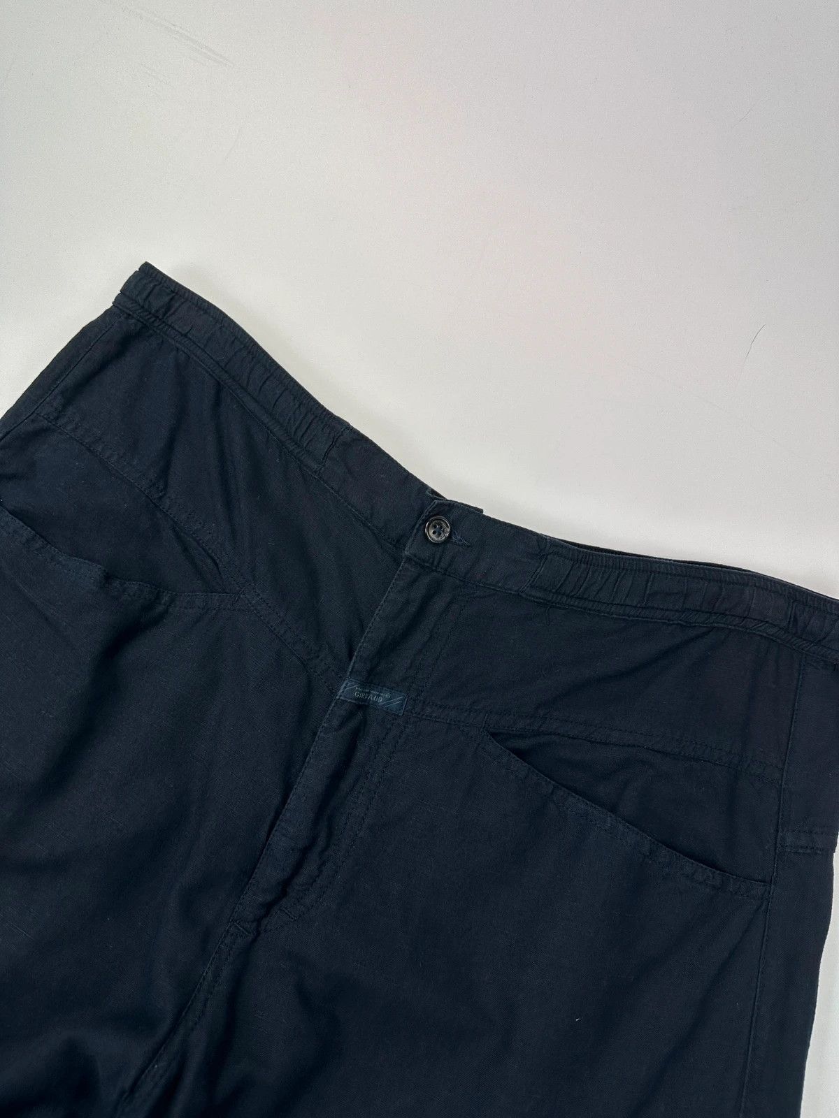 Marithe + Francois Girbaud MFG 90s Navy Linen & Cottons Cargo Parachute Pants Size US 32 / EU 48 - 5 Thumbnail