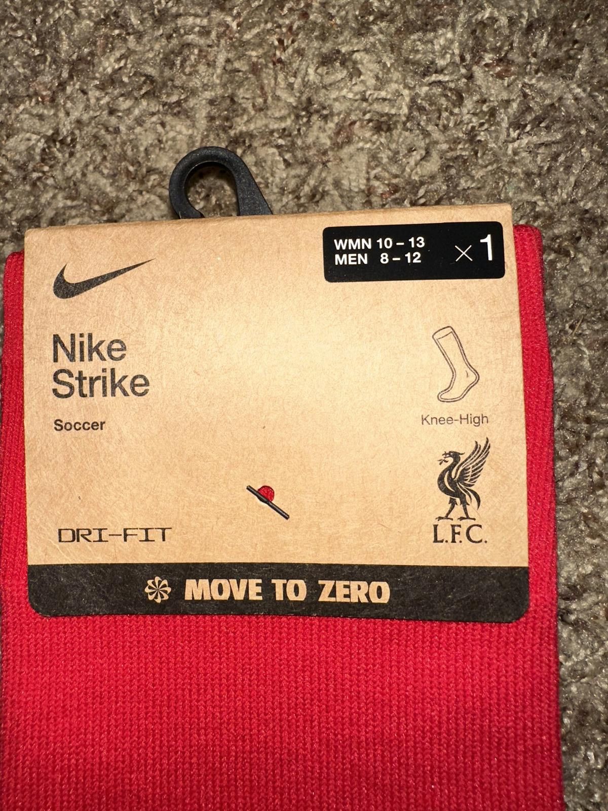 Nike Nike 2023-24 Liverpool Home Strike Knee-High Socks Size ONE SIZE - 3 Thumbnail