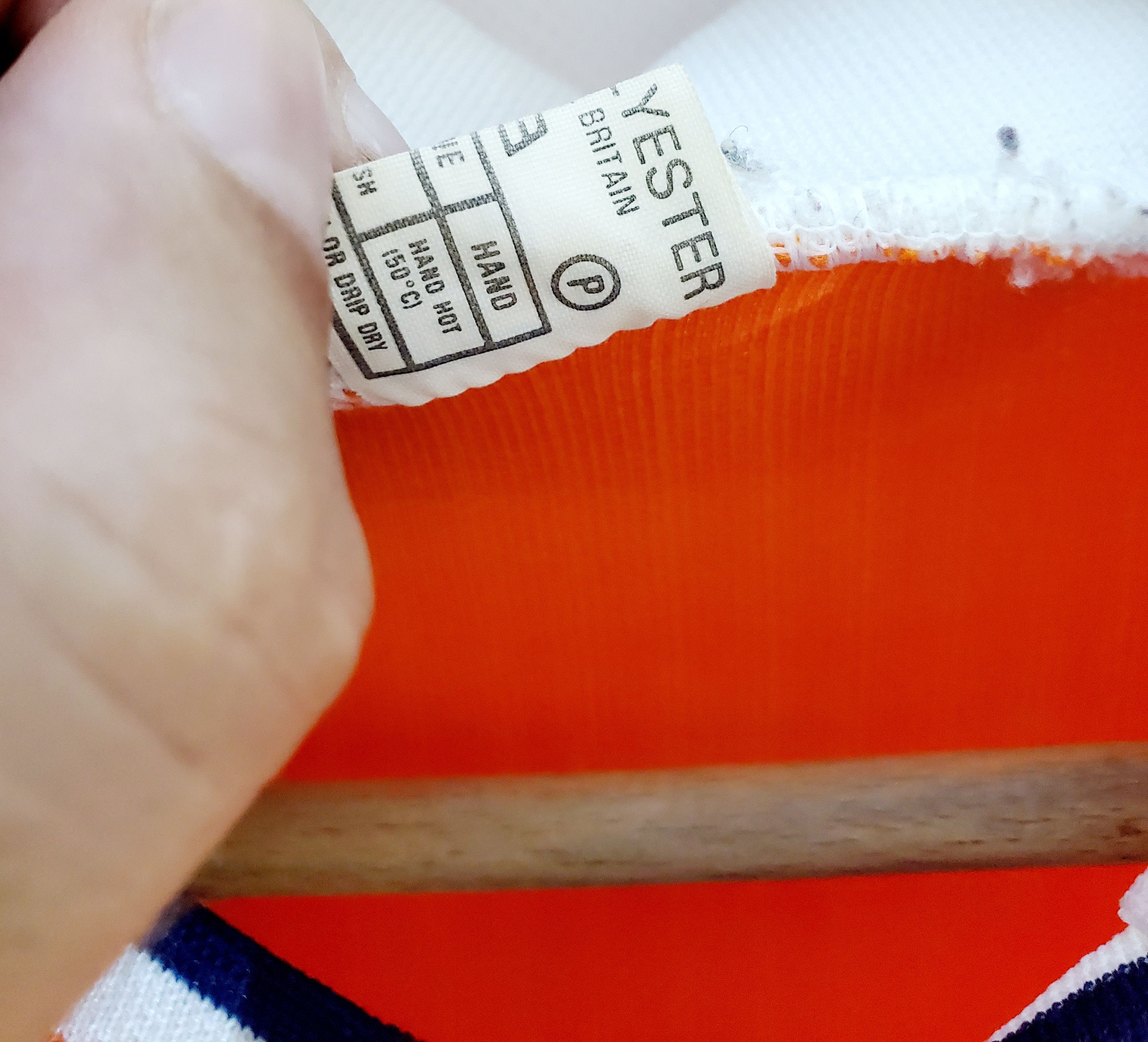 Vintage Vintage 1993/94 Blackpool Home jersey Gary Briggs # 10 L Size US L / EU 52-54 / 3 - 8 Thumbnail