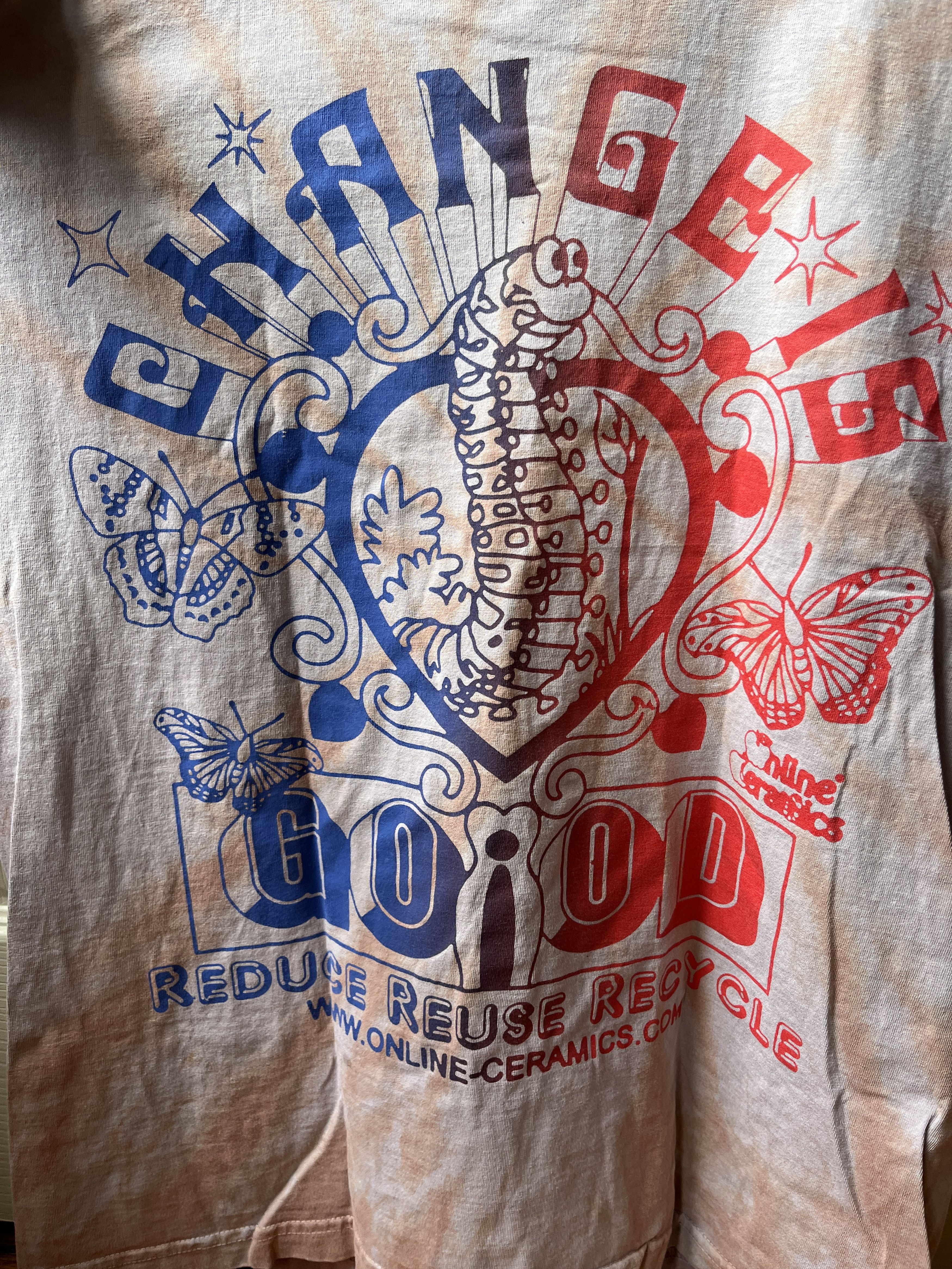 Online Ceramics "Change Is Good" T-Shirt Size US M / EU 48-50 / 2 - 2 Thumbnail