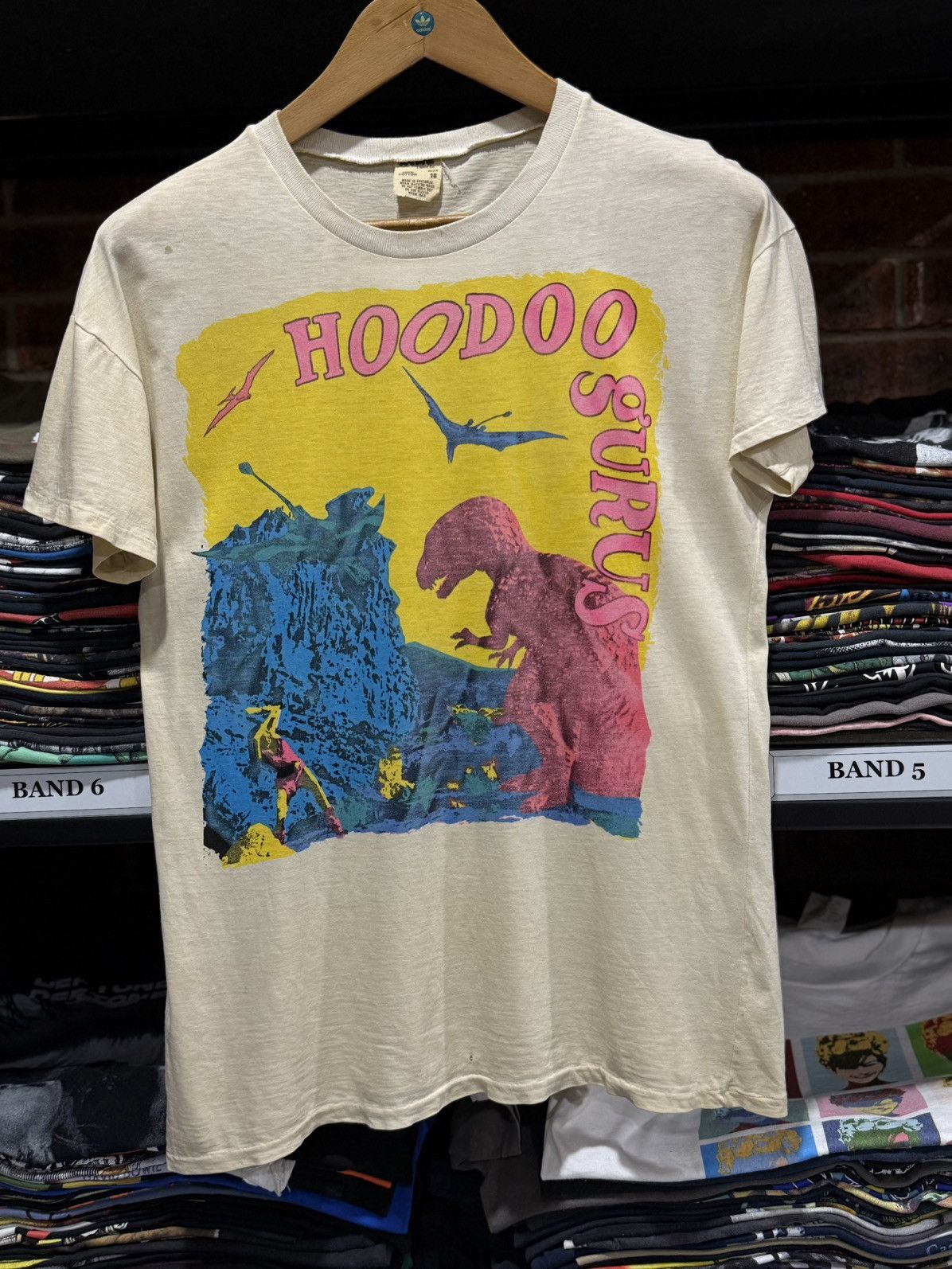 Band Tees Rare Vintage 80s Hoodoo Gurus Australia Rock Band Acme Faded Size US M / EU 48-50 / 2 - 1 Thumbnail
