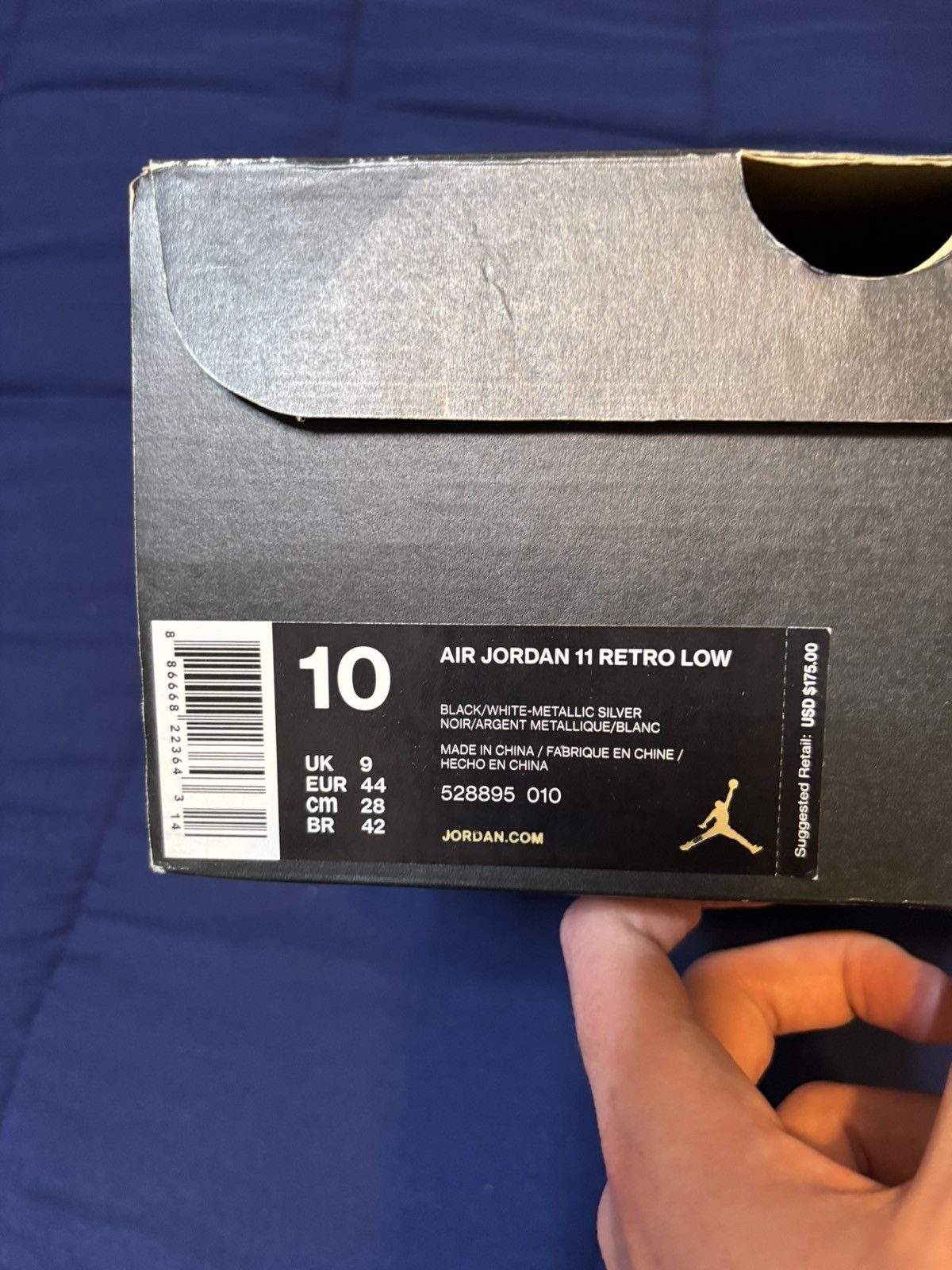 Jordan Brand Jordan 11 Retro Low Barons 2017 Size 10 Size US 10 / EU 43 - 10 Thumbnail