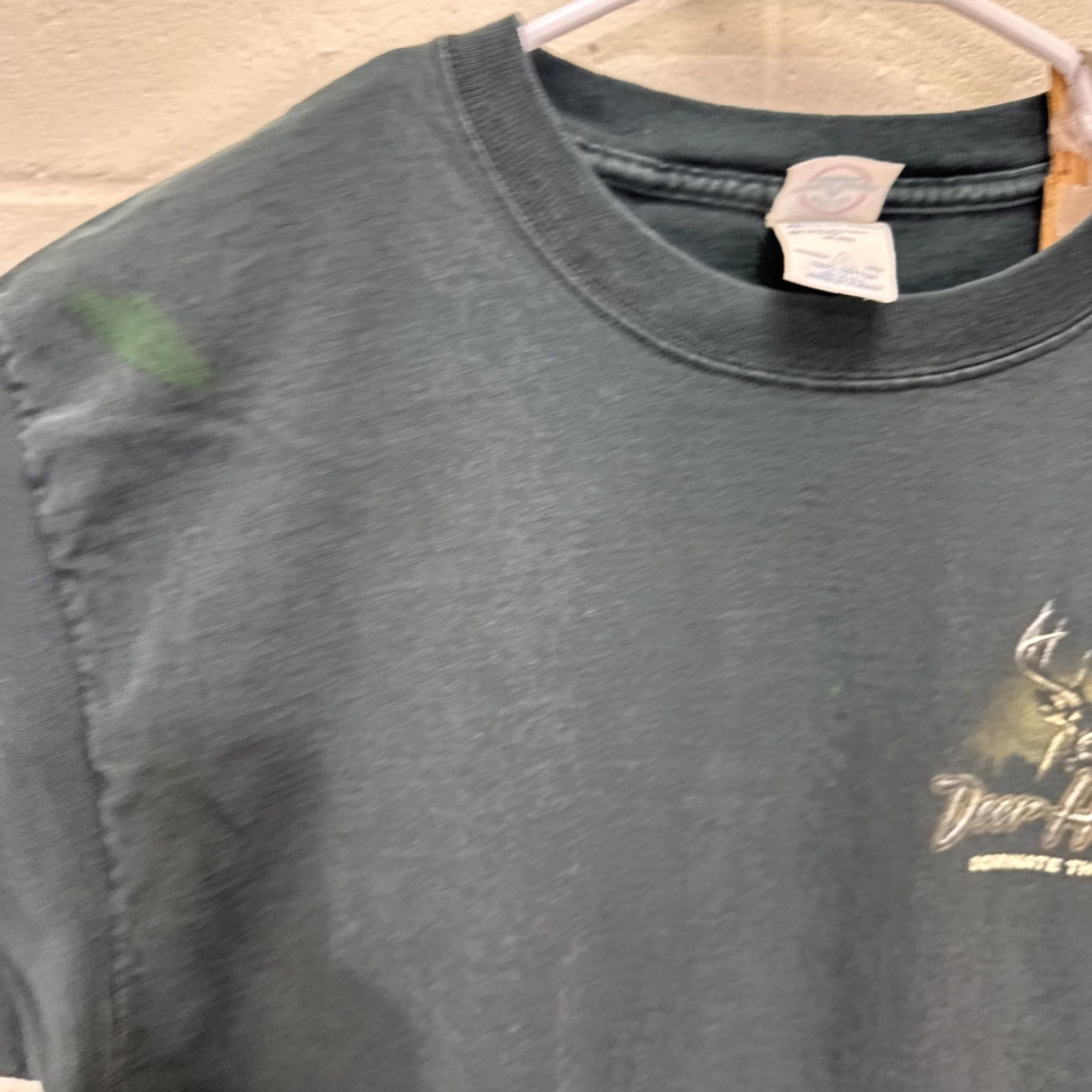 Delta VINTAGE Delta Buck Wear Deer Hunter T-Shirt Men’s Large Black Animals Nature Outdoor 2000s Size US L / EU 52-54 / 3 - 4 Thumbnail