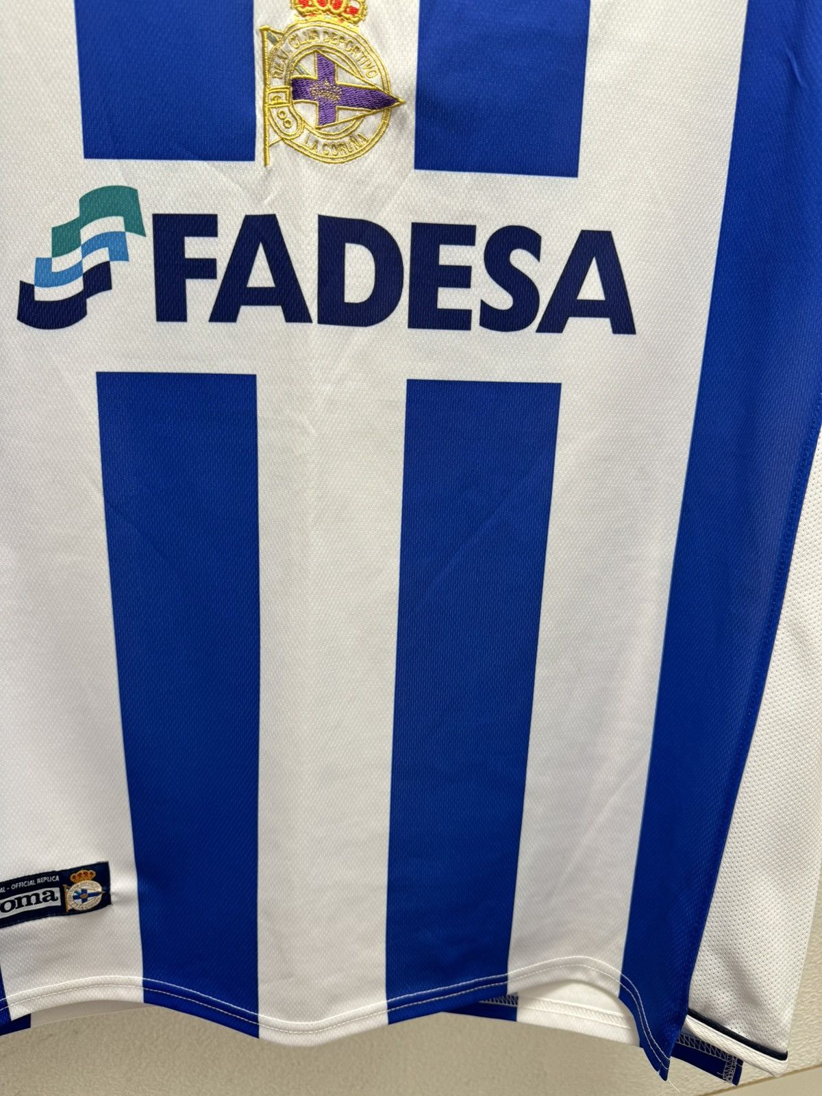 Joma Deportivo La Coruna Makaay 7 Joma vintage soccer jersey Xl Size US XL / EU 56 / 4 - 7 Thumbnail